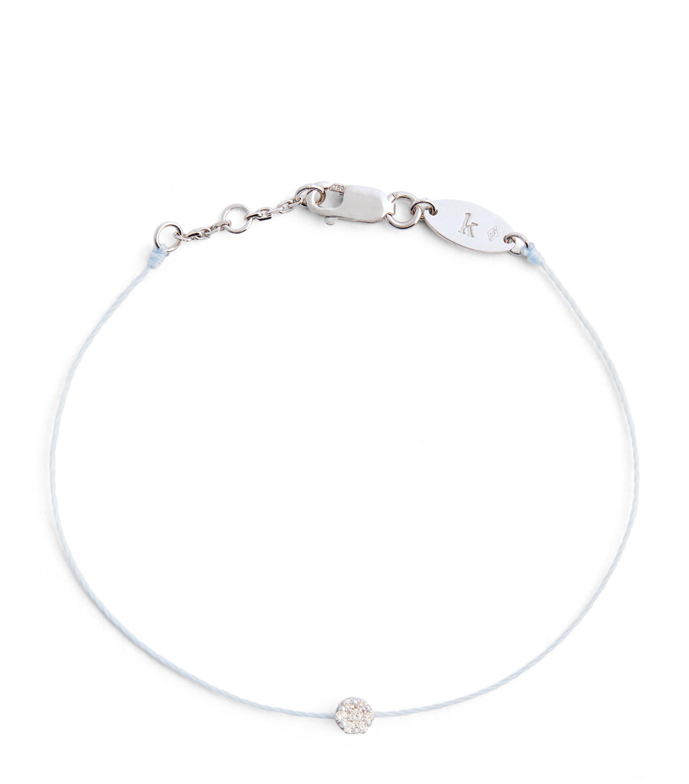 Redline White Gold And Diamond Illusion Bracelet In White