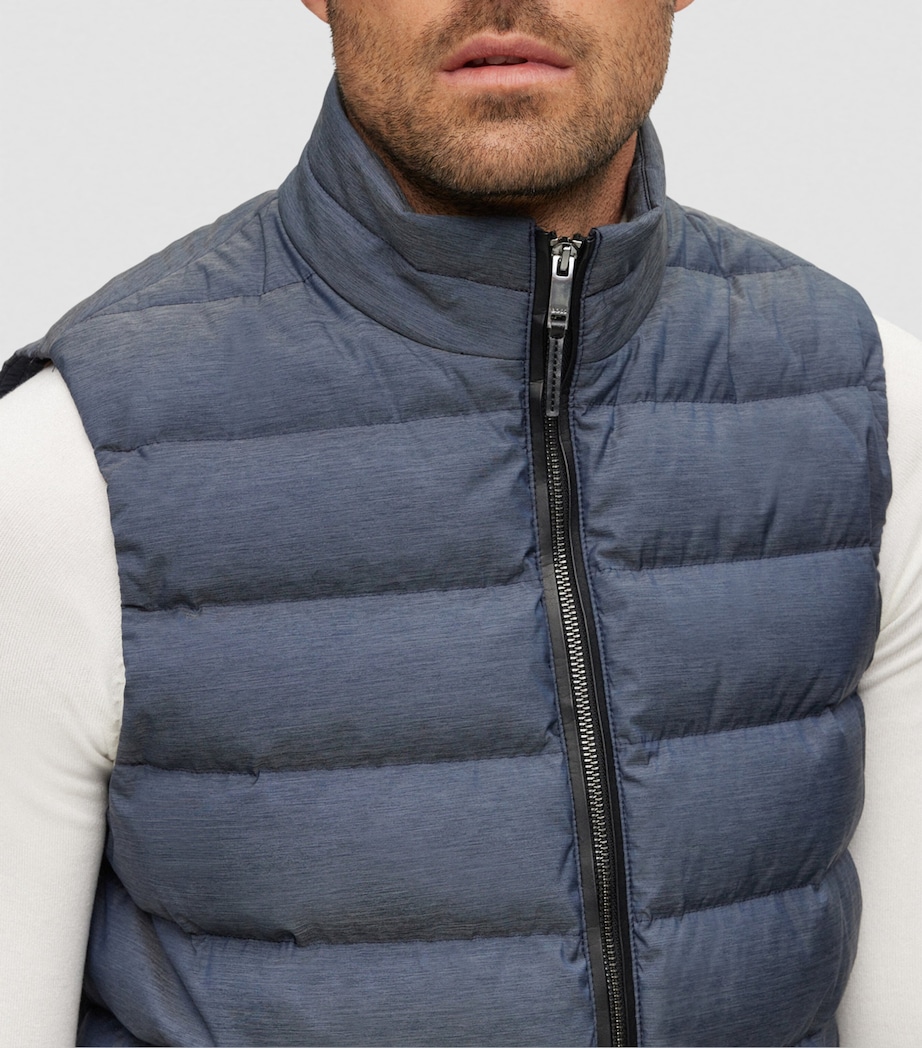 Melange Padded Gilet 404 Image 5