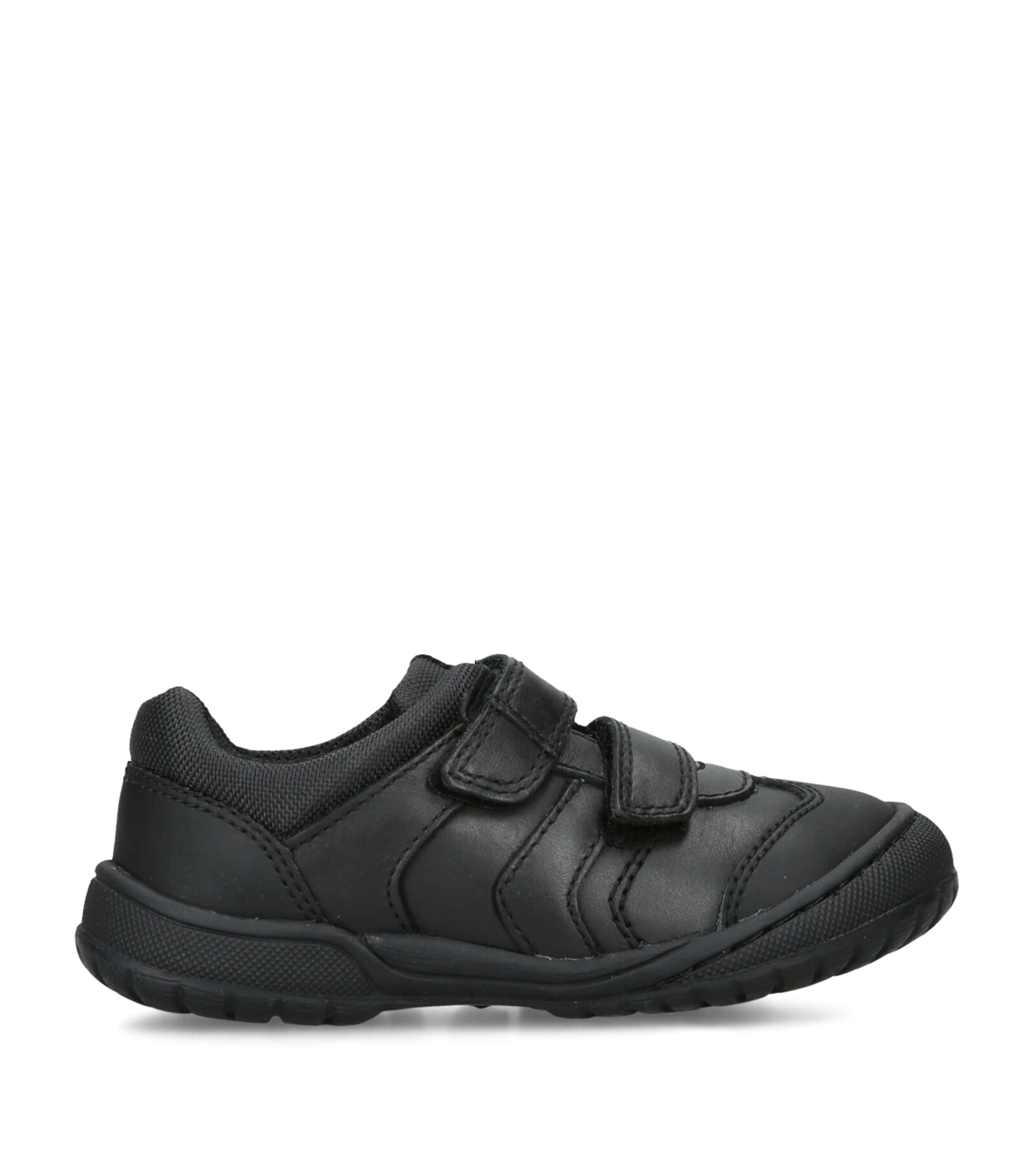 Start-Rite Leather Action School Shoes Black Image 1