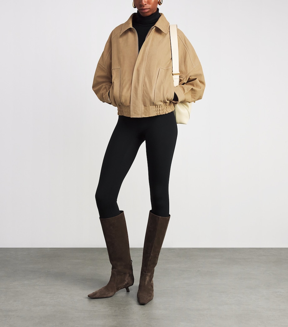 Suede Dalma Bomber Jacket BEIGE NUBUCK Image 2