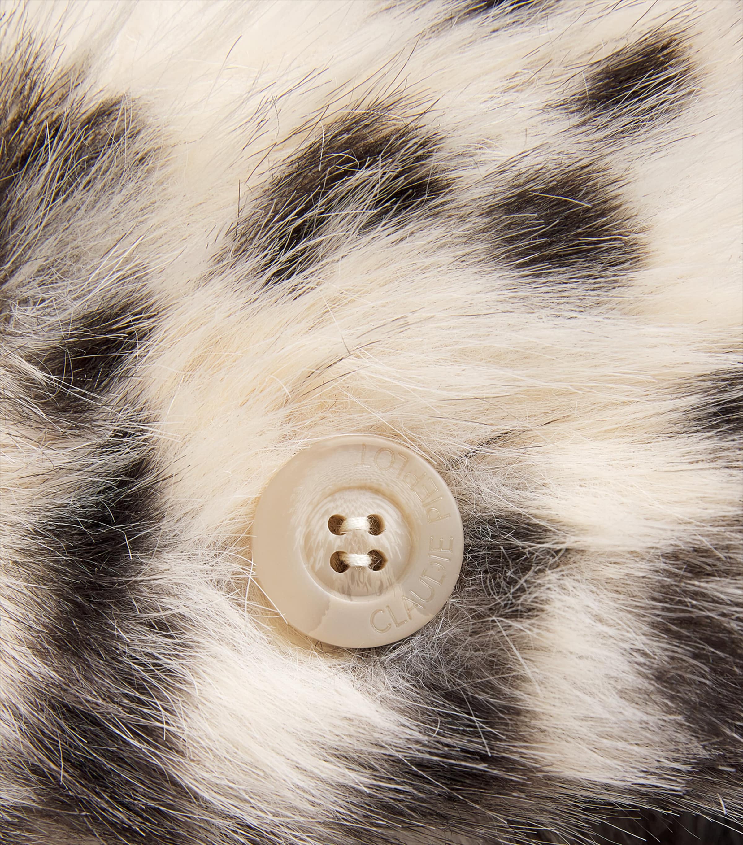 Faux Fur Leopard Print Jacket LEOPARD Image 5