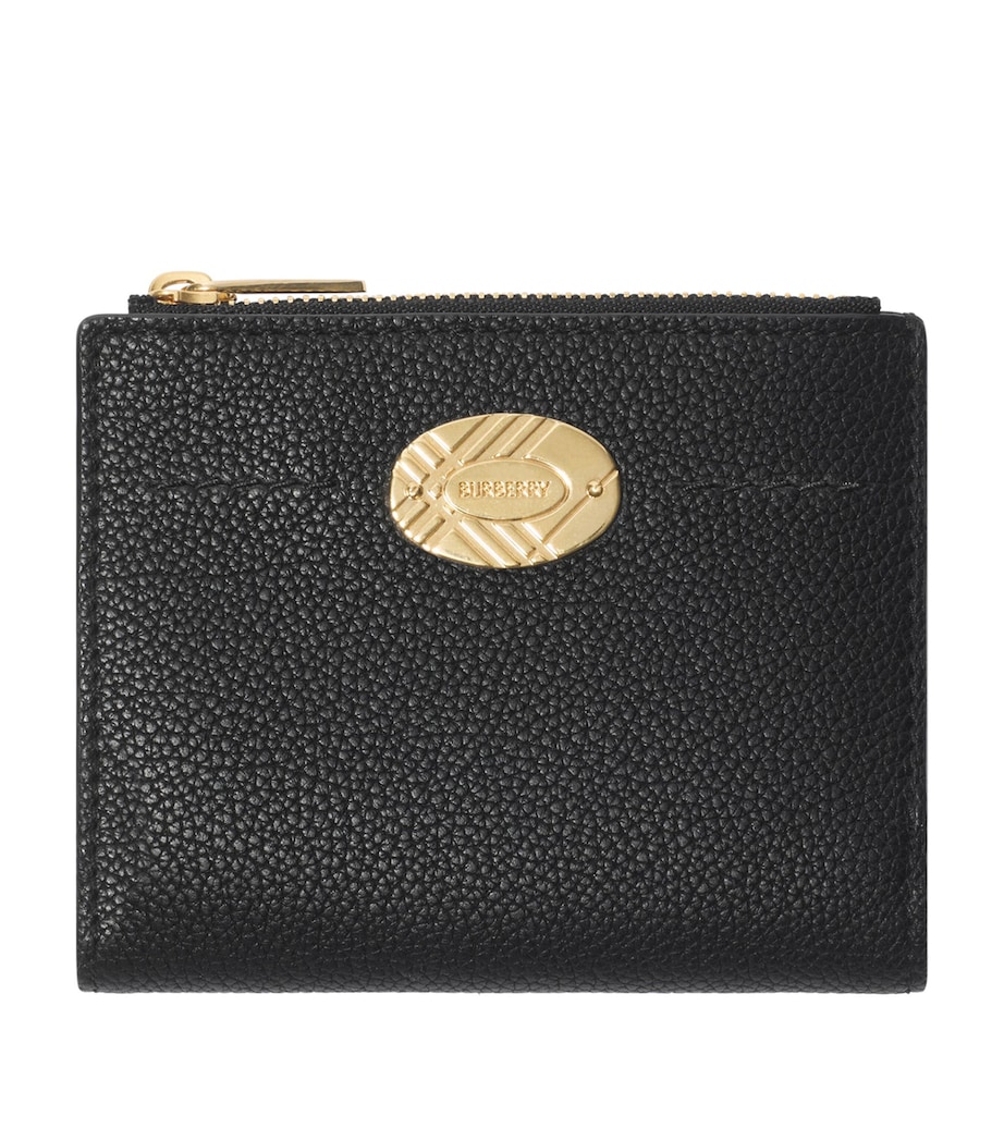 Leather Cotswolds Bifold Wallet BLACK Image 1