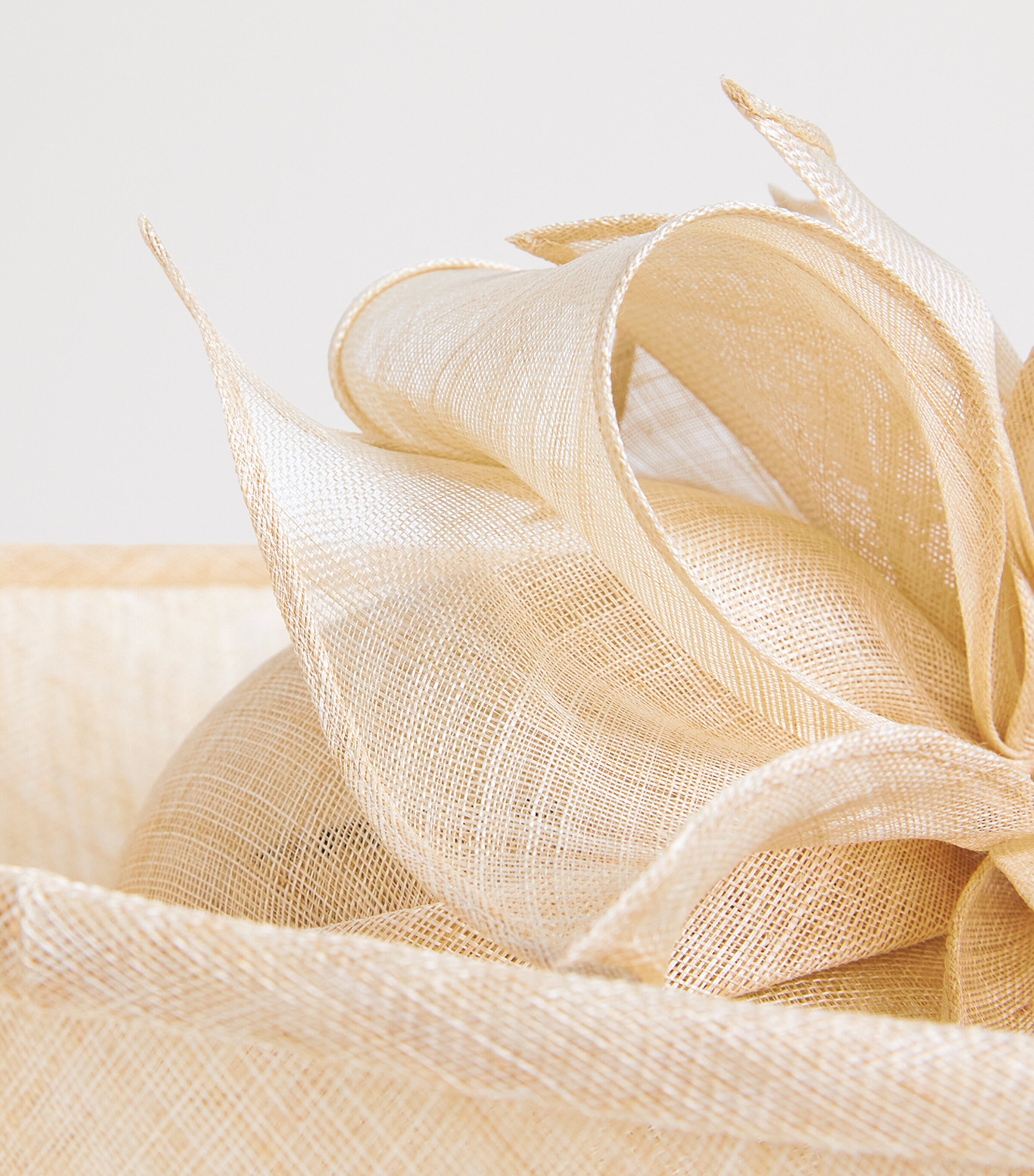 Rachel Trevor-Morgan Ruffle-Detail Hat Fascinator Natural Image 5