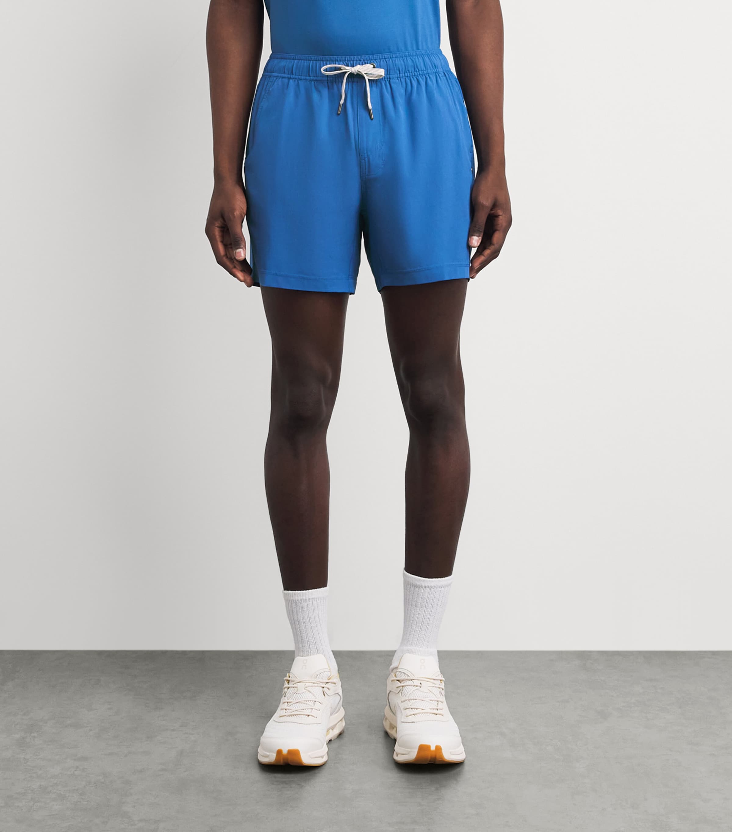VUORI Mens Logo Kore Shorts Tbl Court Blue Image 4