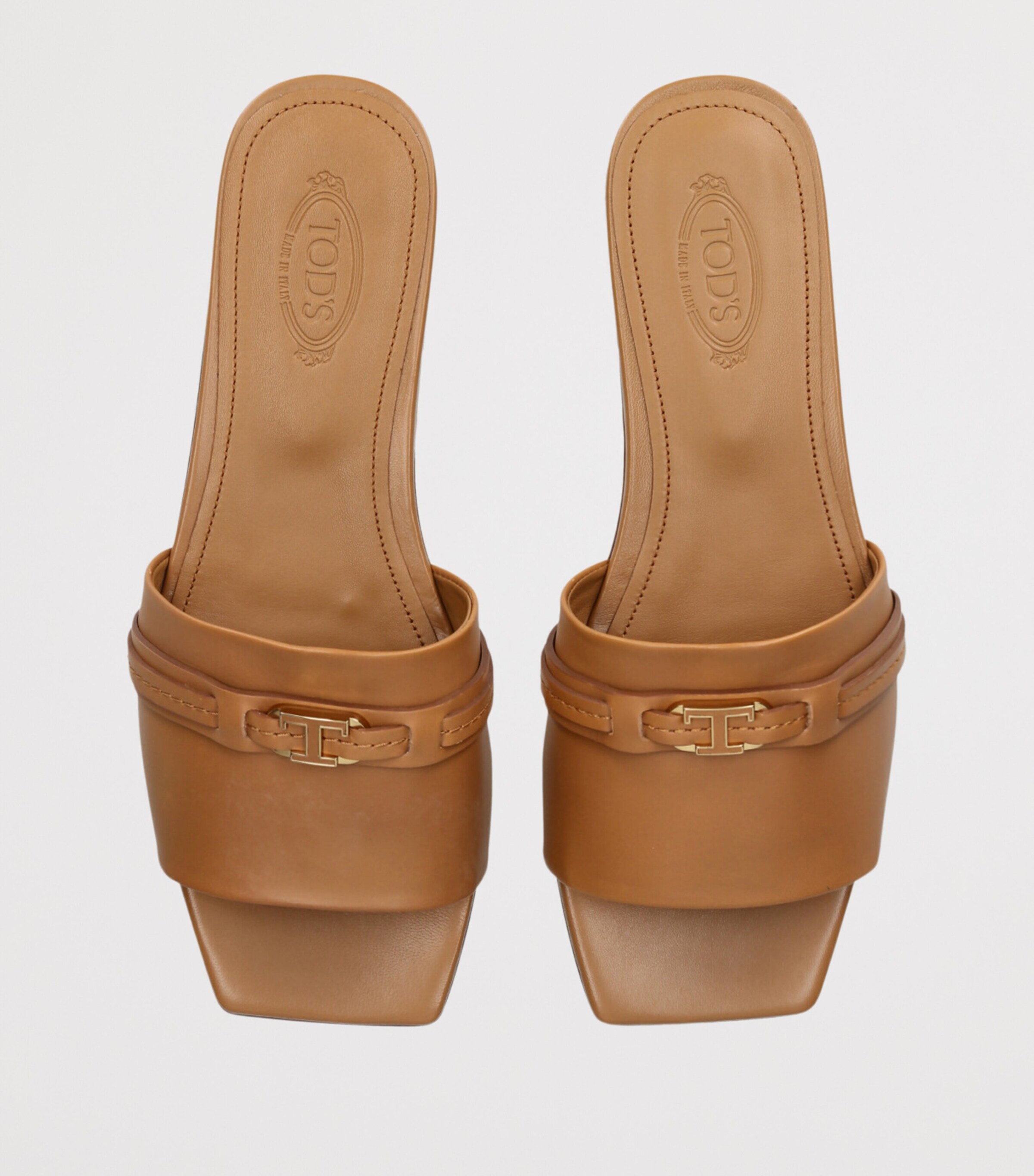Tod's Leather Sandals Beige Image 4