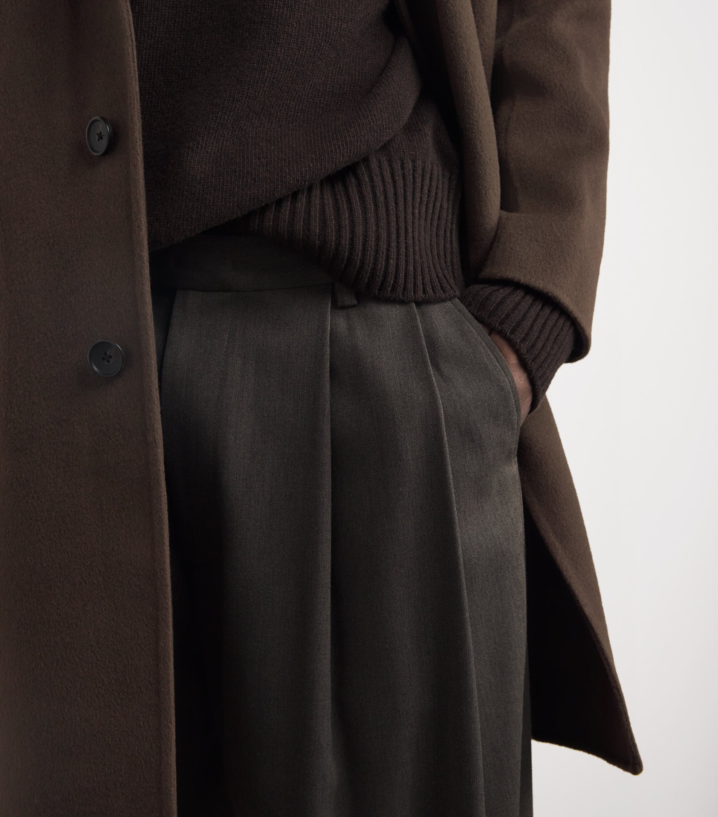 Wool-Cashmere Overcoat 220MSN MISSION Image 6