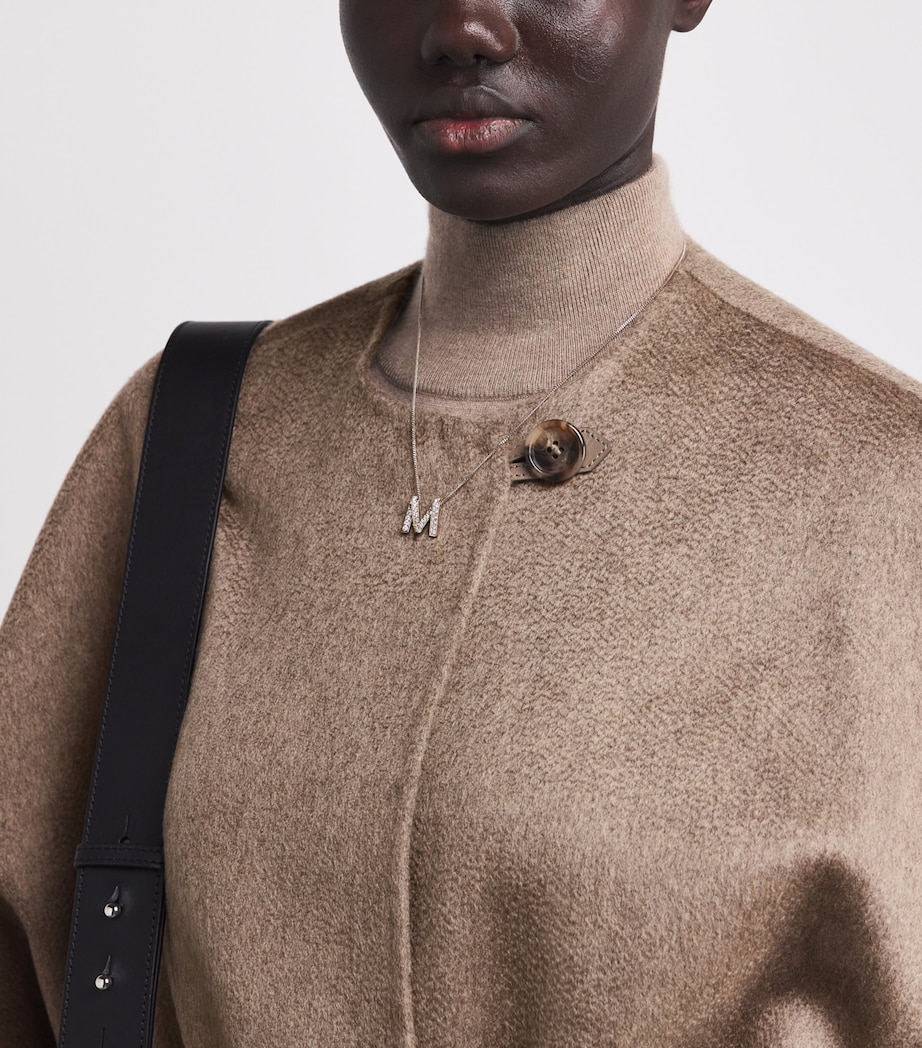 Cashmere Belted Cape BROWN Image 6