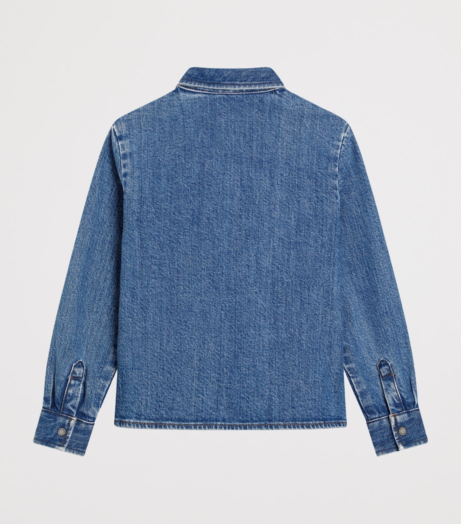 Stretch-Cotton Denim Shirt (8-12 Years) S9000-COMBINED Image 2