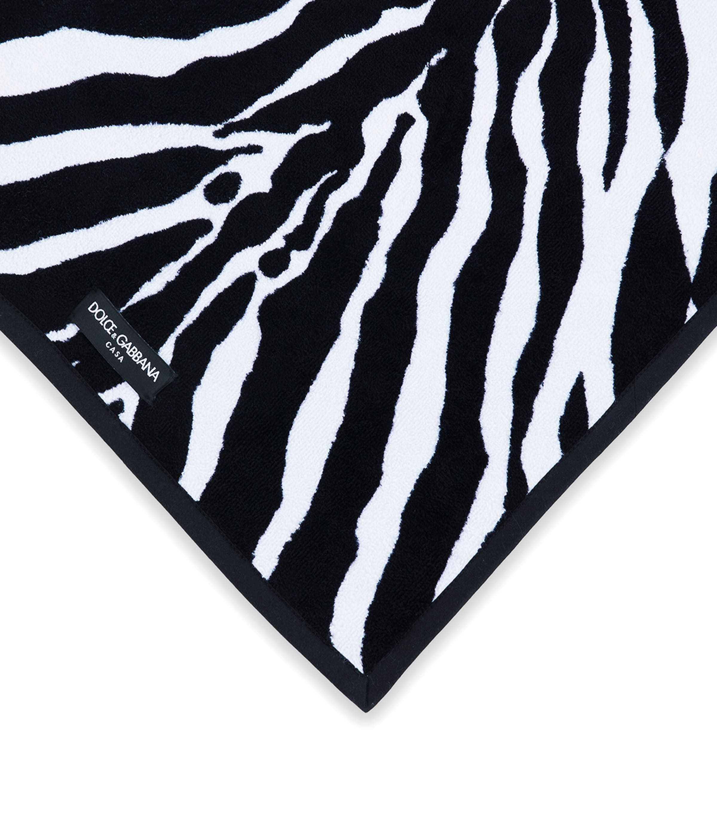 Cotton Zebra Print Guest Towel (40cm x 60cm) UZ003ZEBRA Image 3