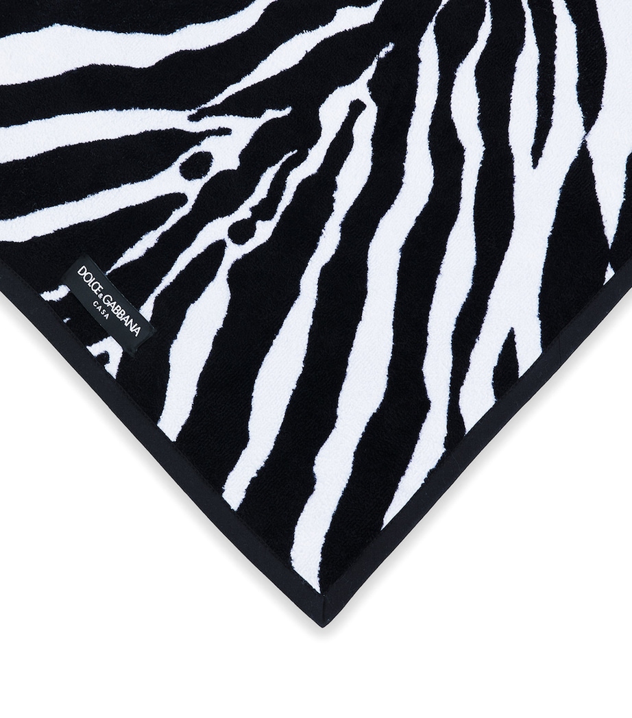 Cotton Zebra Print Guest Towel (40cm x 60cm) UZ003ZEBRA Image 3