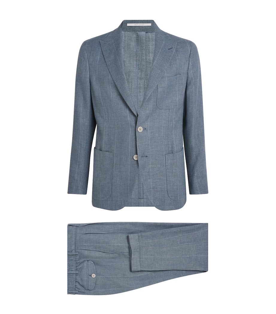 Linen-Wool-Silk Soft Pocket Patch Jacket ZUCCHERO Image 1