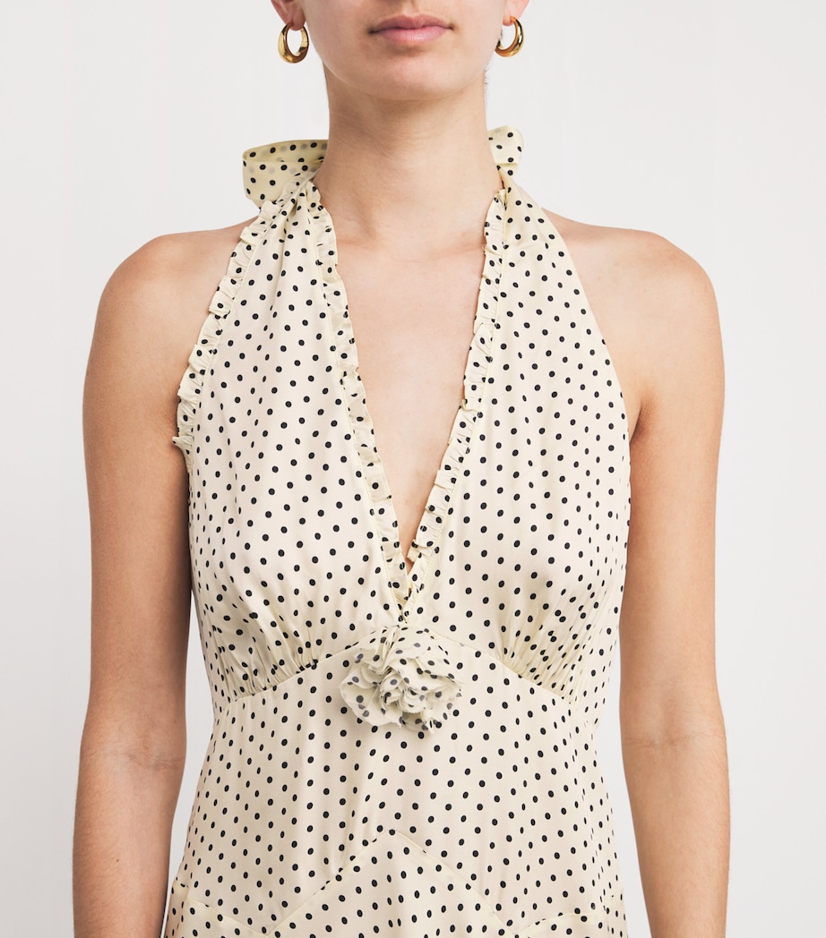 Polka Dot Mazarin Midi Dress PORTIA DOT Image 6