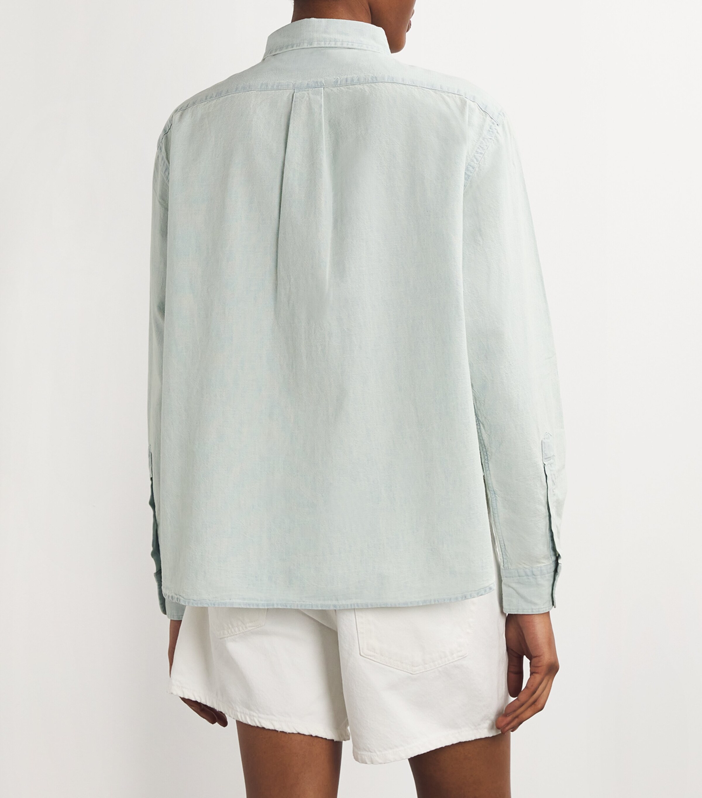 Cotton Polo Pony Shirt CHAMBRAY Image 4