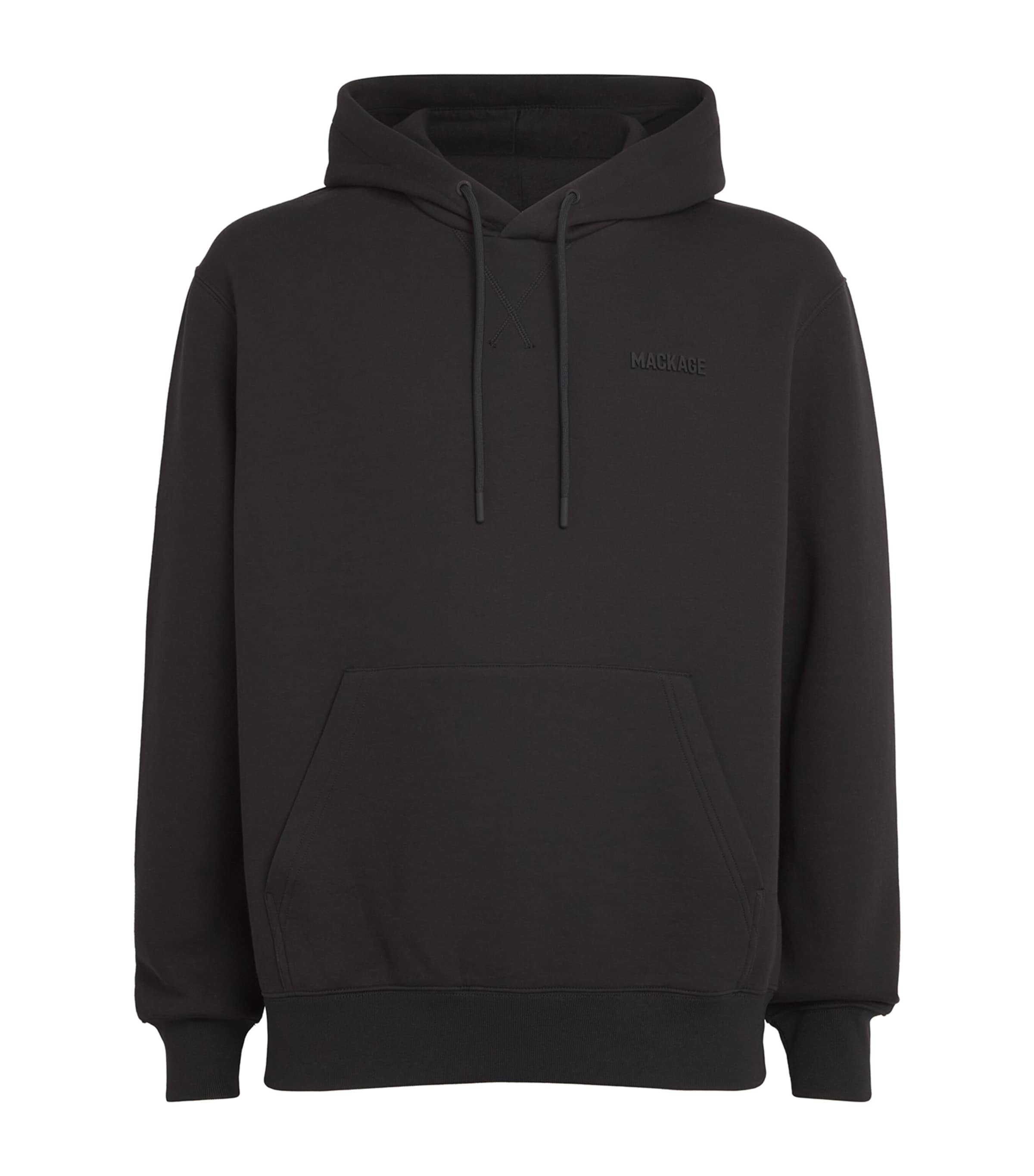 Mackage Tonal Logo Krystian Hoodie In Black