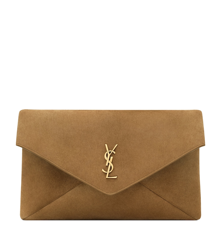 Large Suede Cassandre Envelope Pouch 3194 Image 1