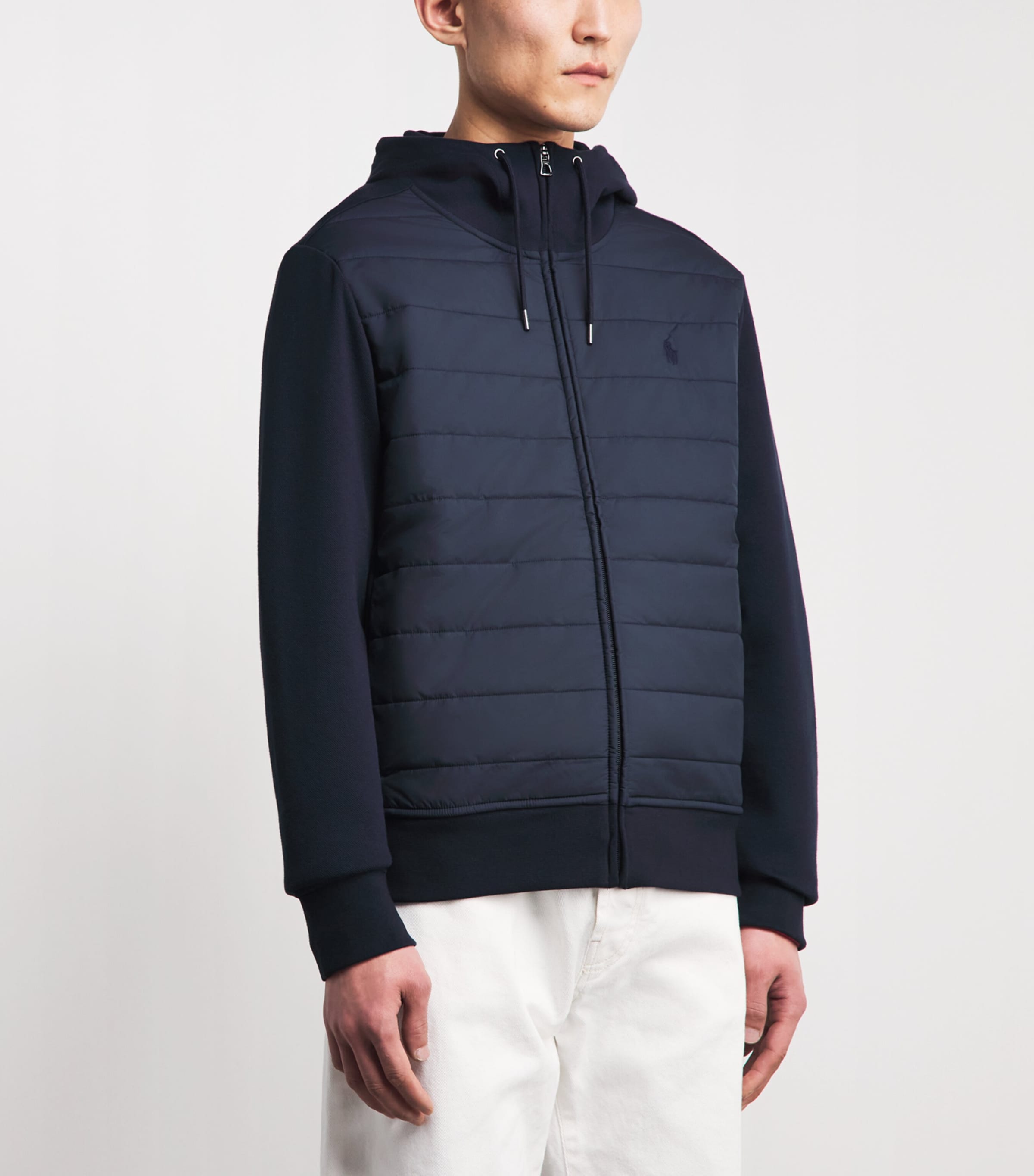Polo Ralph Lauren Mens Padded Hybrid Jacket Aviator Image 4