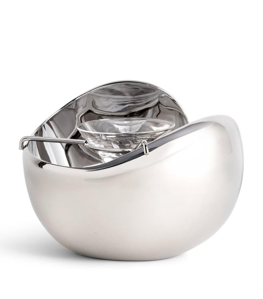 L'Objet x Jessica McCormack Stainless Steel Shell Caviar Bowl (19cm ...