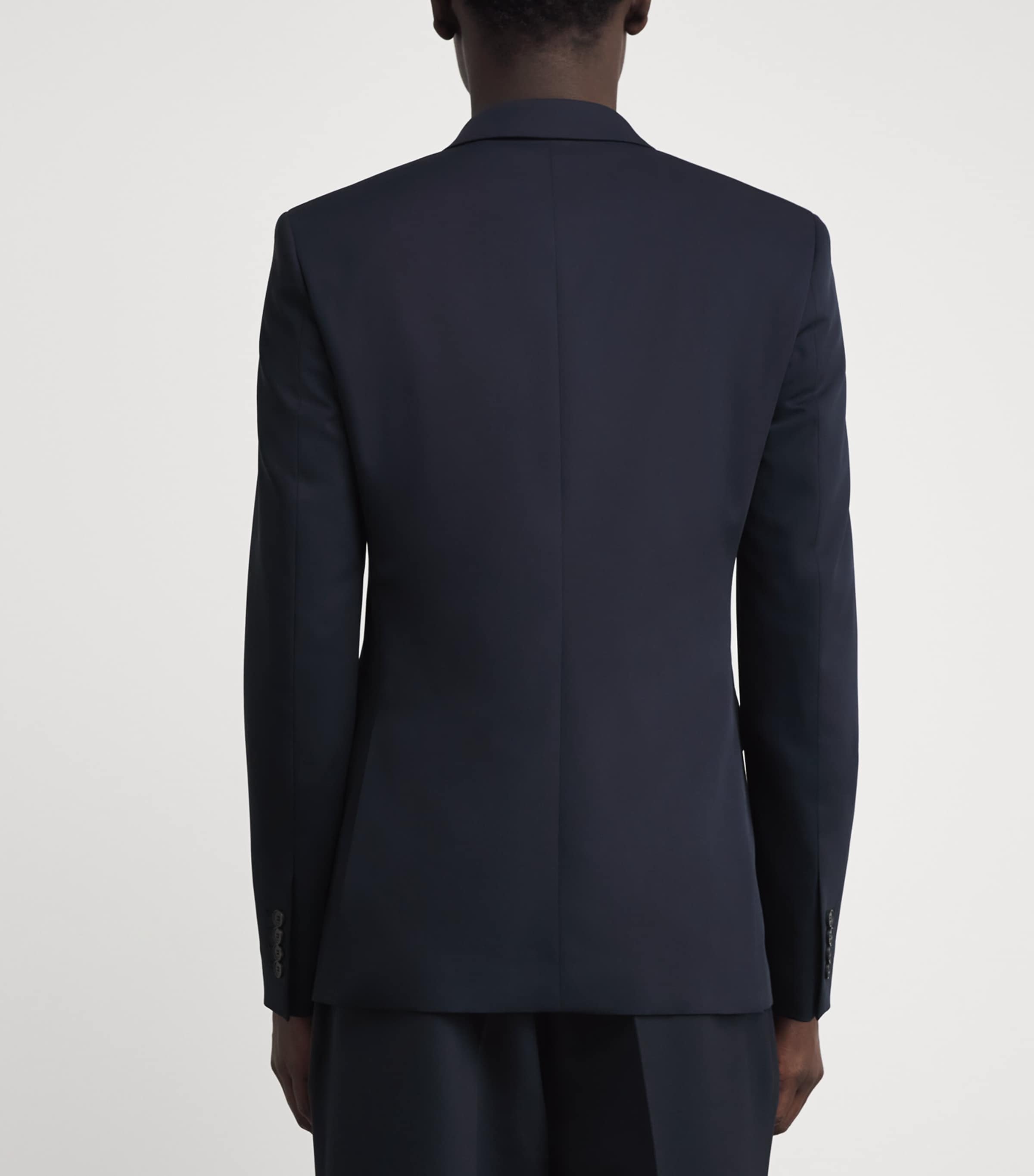 Virgin Wool New Croise Blazer NAVY BLUE Image 4