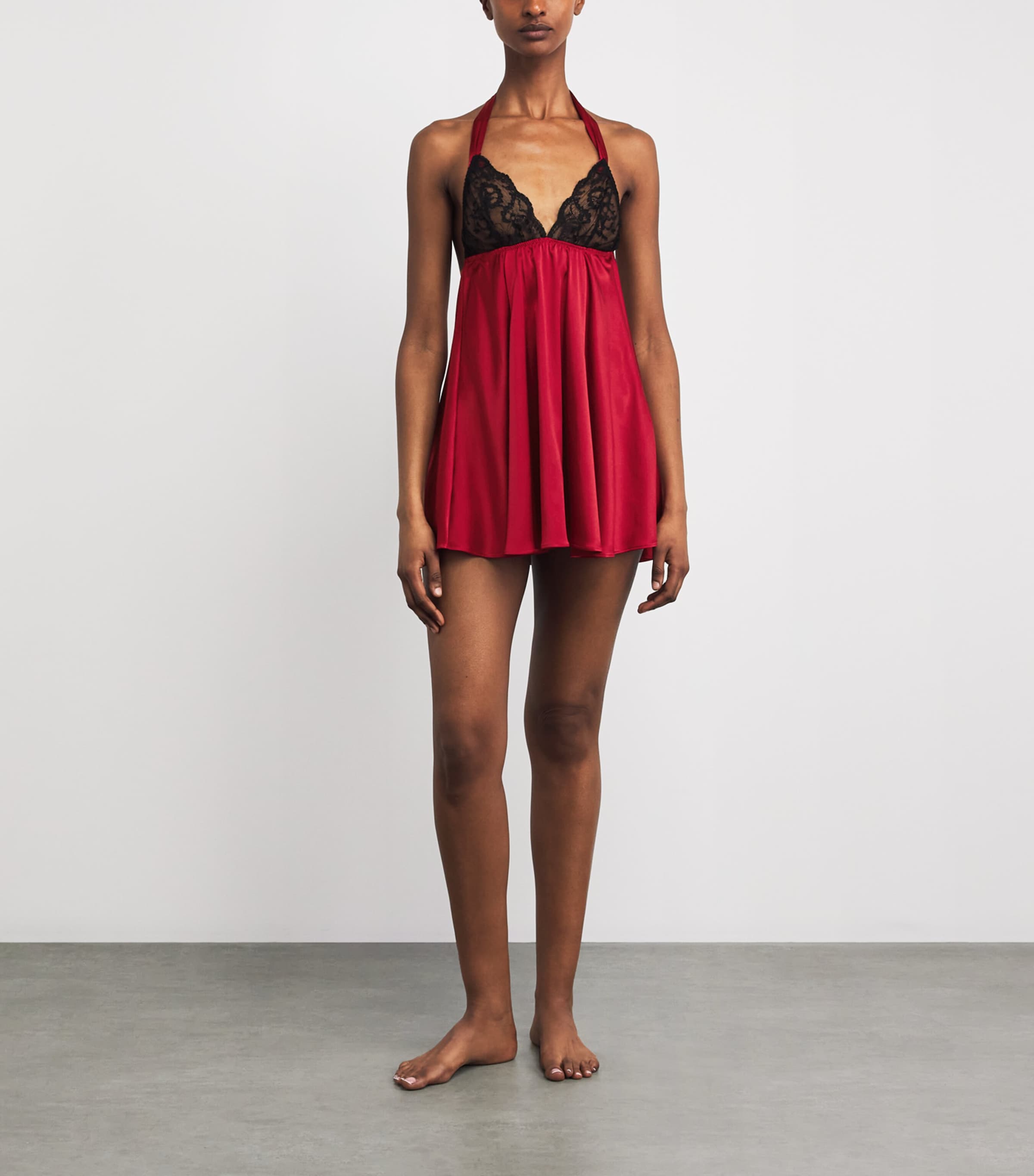 Gilda & Pearl Womens Silk Muse Babydoll Slip Dress Amour Fou Image 2
