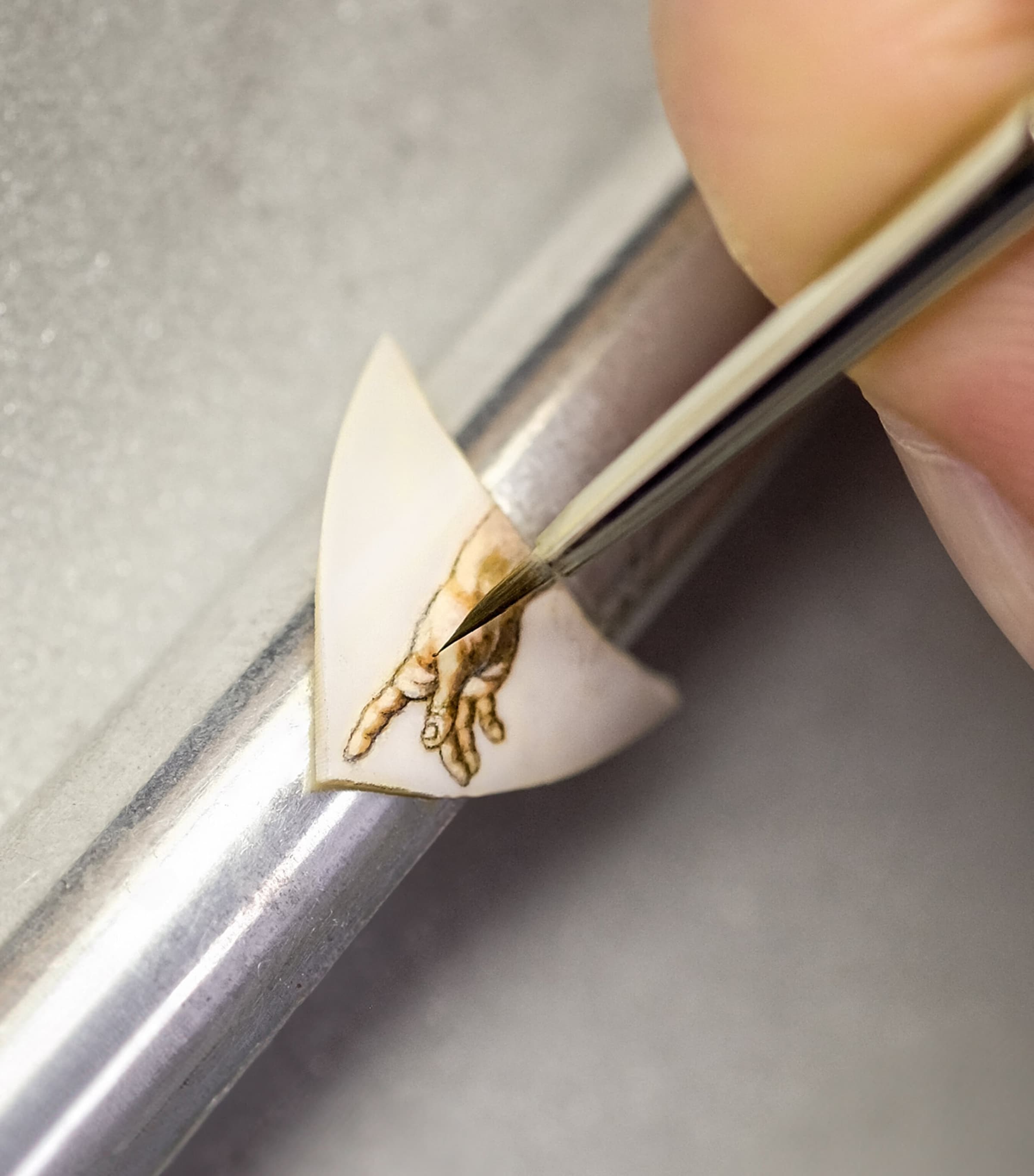 Yellow Gold Michelangelo Rollerball Pen MULTI Image 6