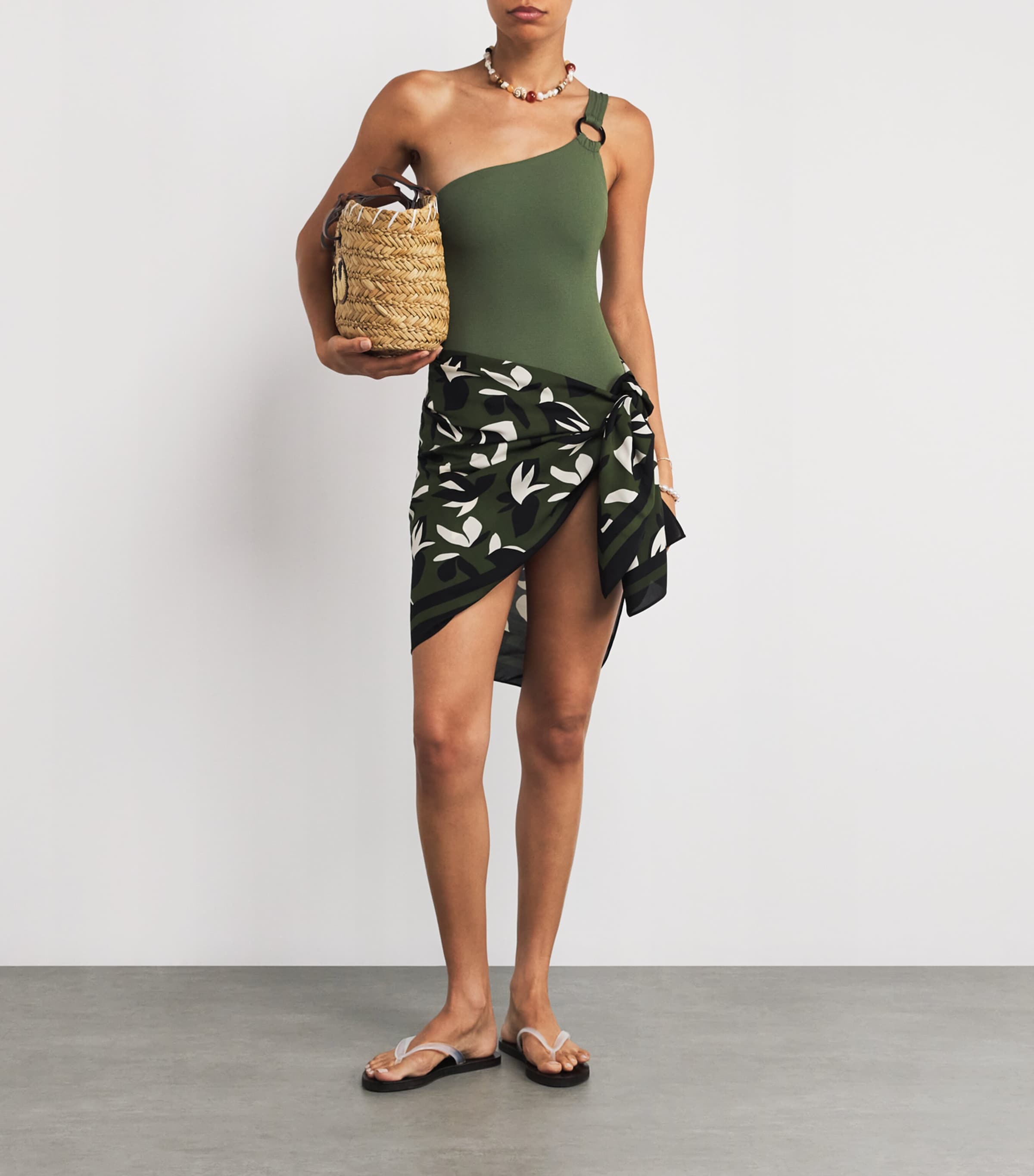 Silk Printed Sarong AGAVE Image 2