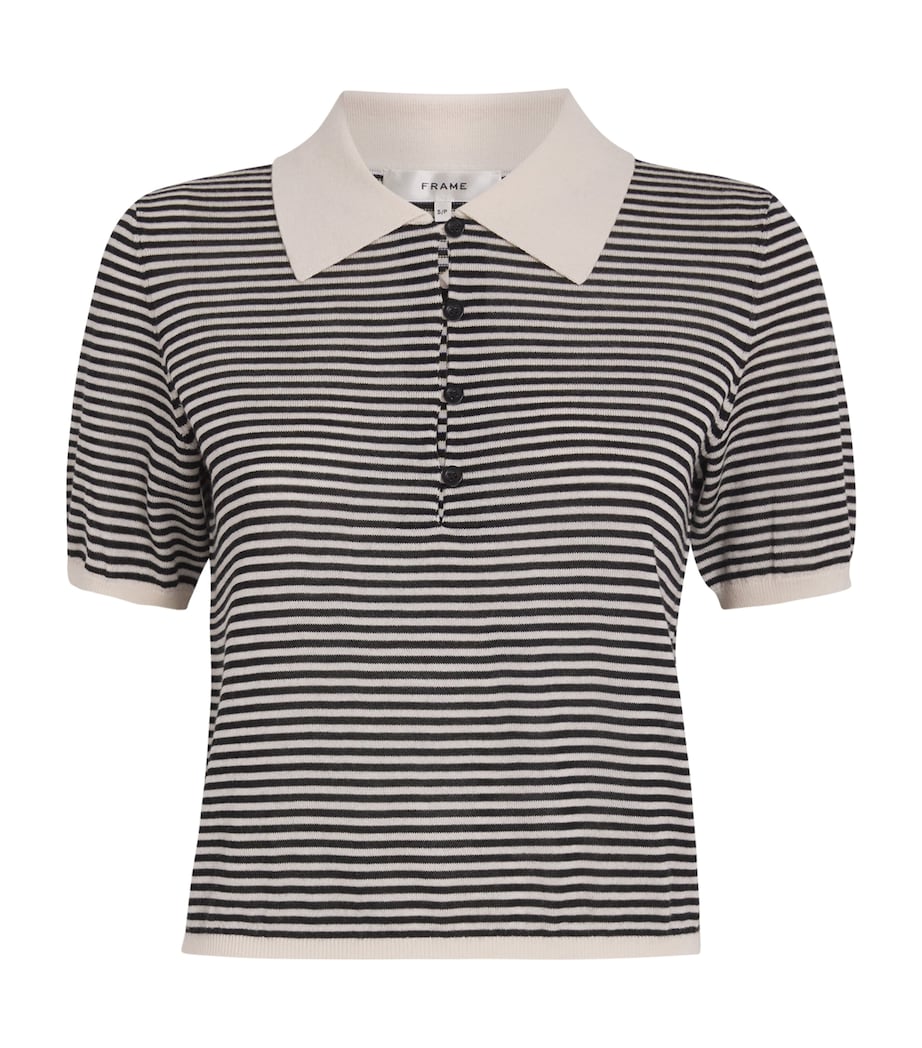 The Smart Polo Top CREAM MULTI Image 1