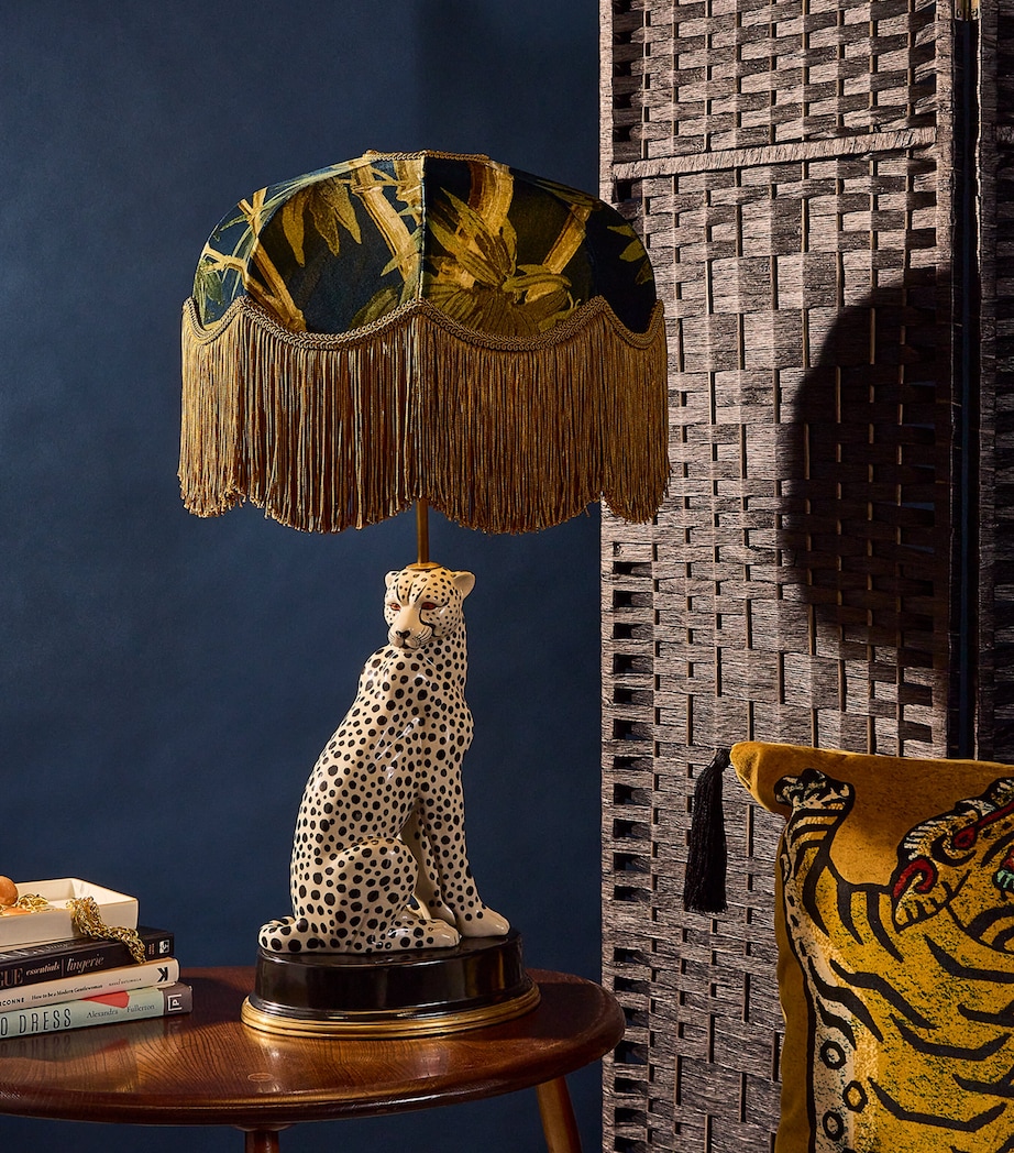 House Of Hackney Porcelain Cheetah Lamp Base White Image 2