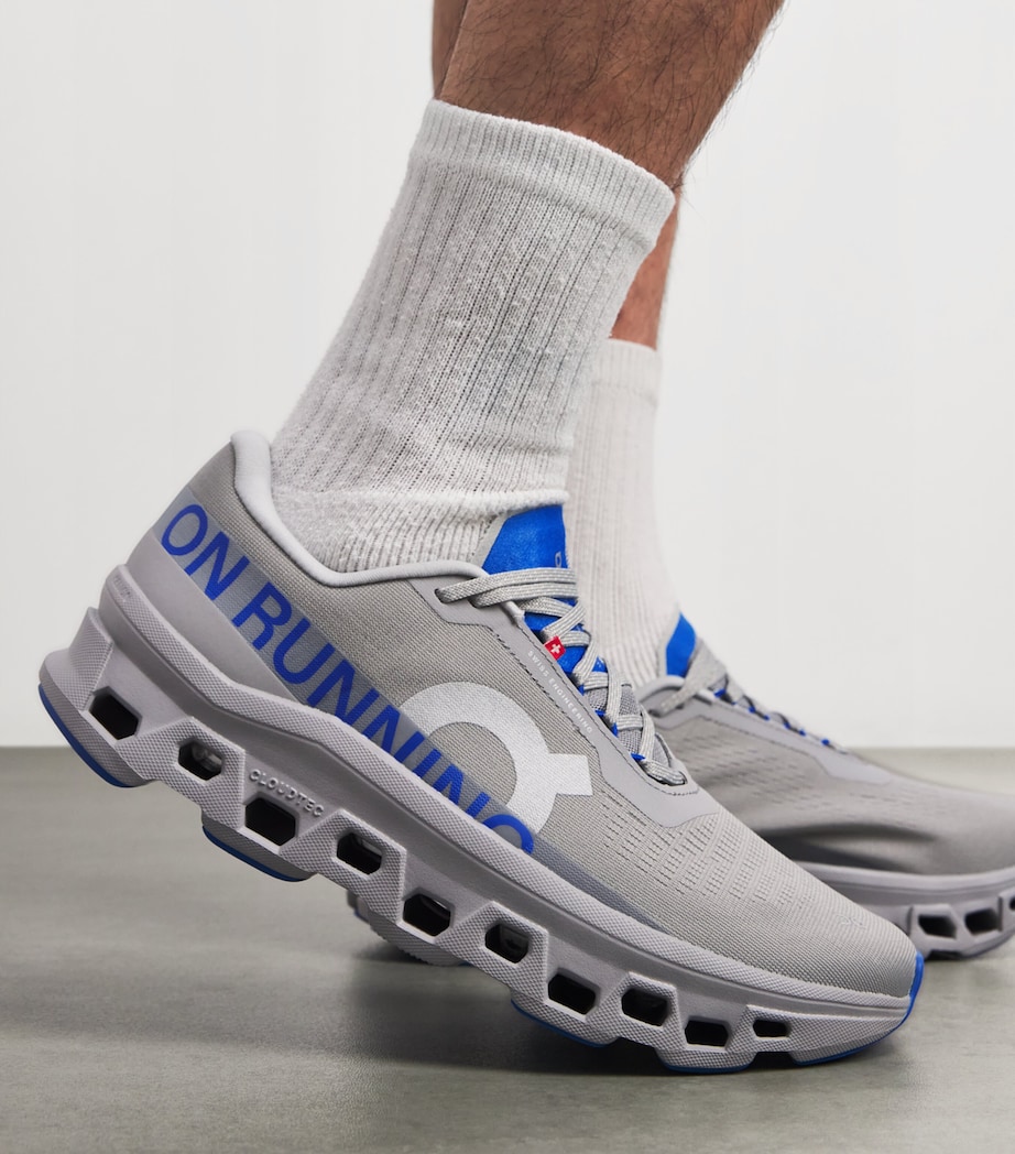 On Mens Cloudmonster 1 Trainers Alloy | Jay Image 2