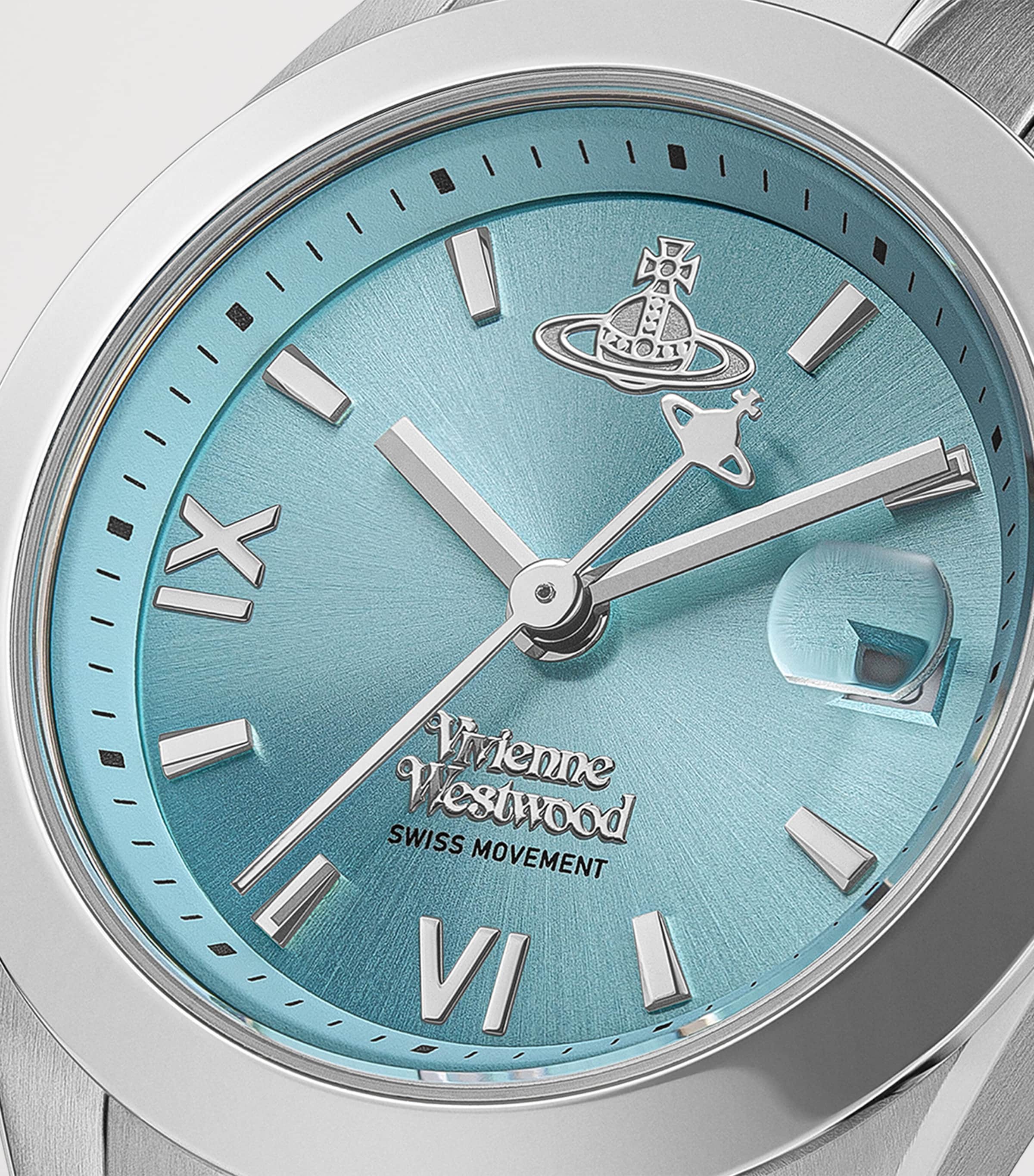 Vivienne Westwood Stainless Steel Fenchurch Watch 28mm Blu Gld Image 6