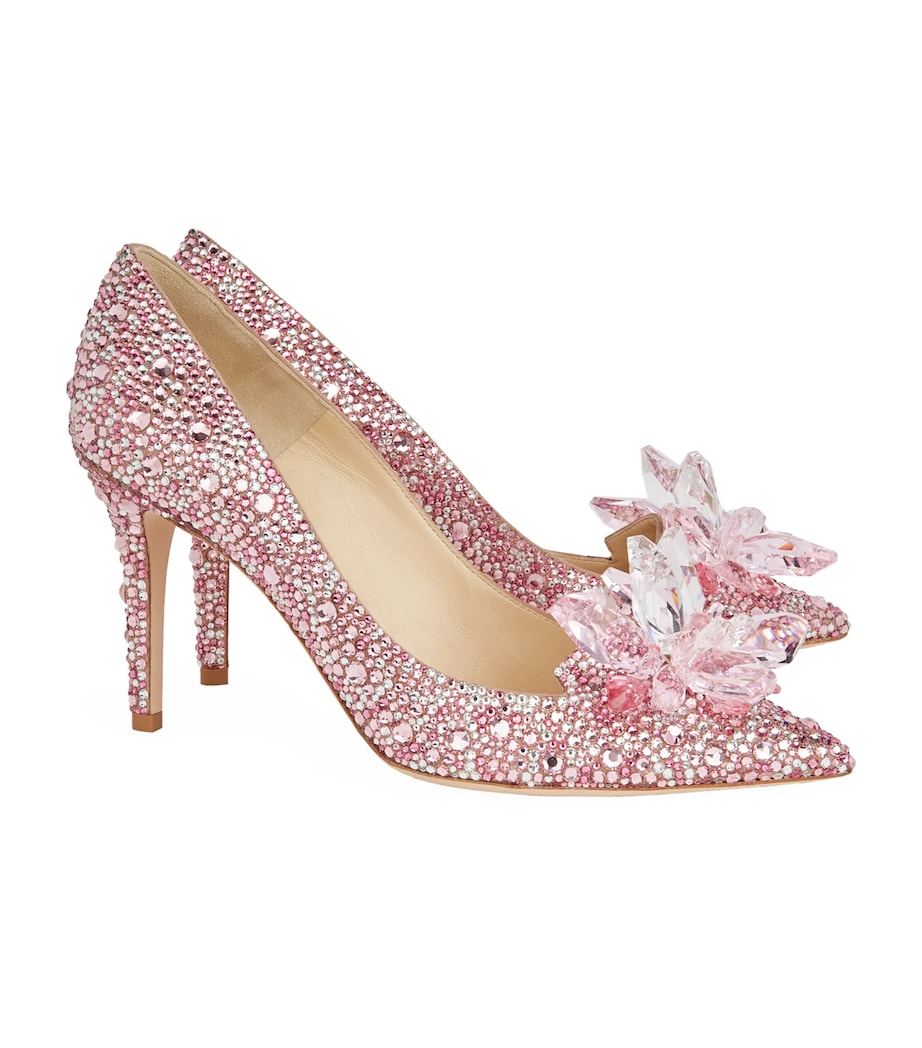 Alia 85 Crystal Pumps ROSE MIX Image 4