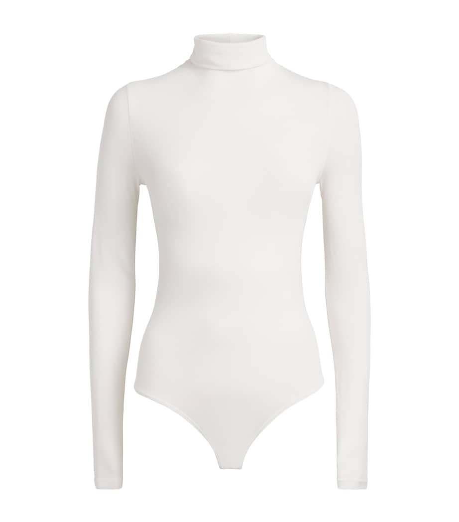 Wolford Womens Colorado Thong Bodysuit White Image 1
