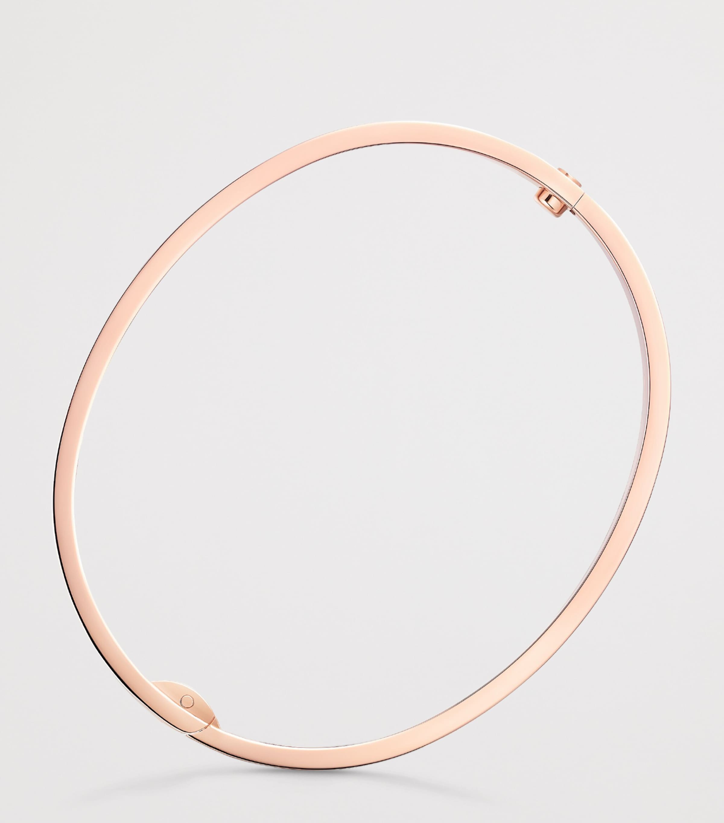 Cartier Small Rose Gold and Diamond LOVE Bracelet Rose Gold Image 8