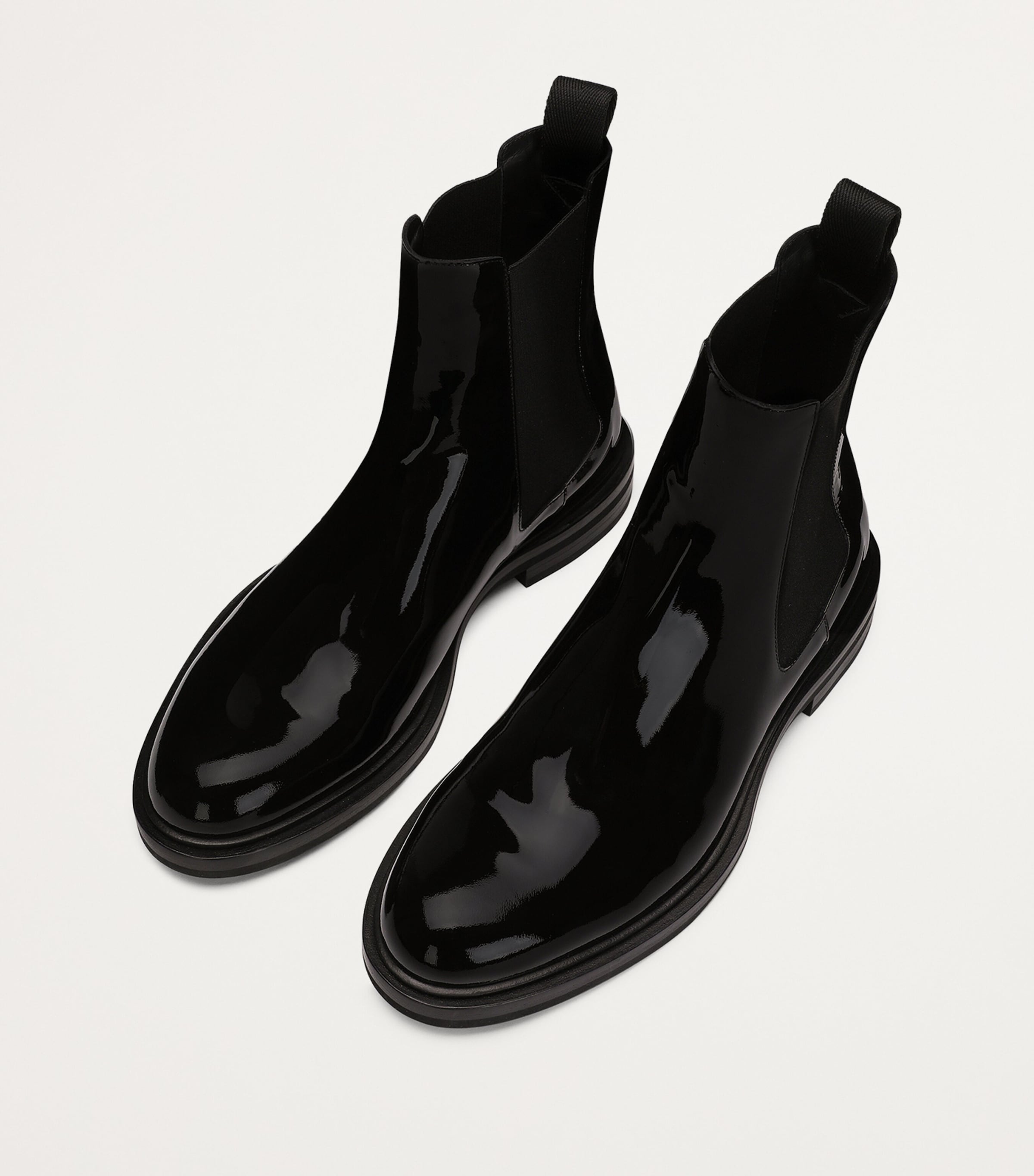 Patent Chelsea Boots 80999-BLACK Image 3