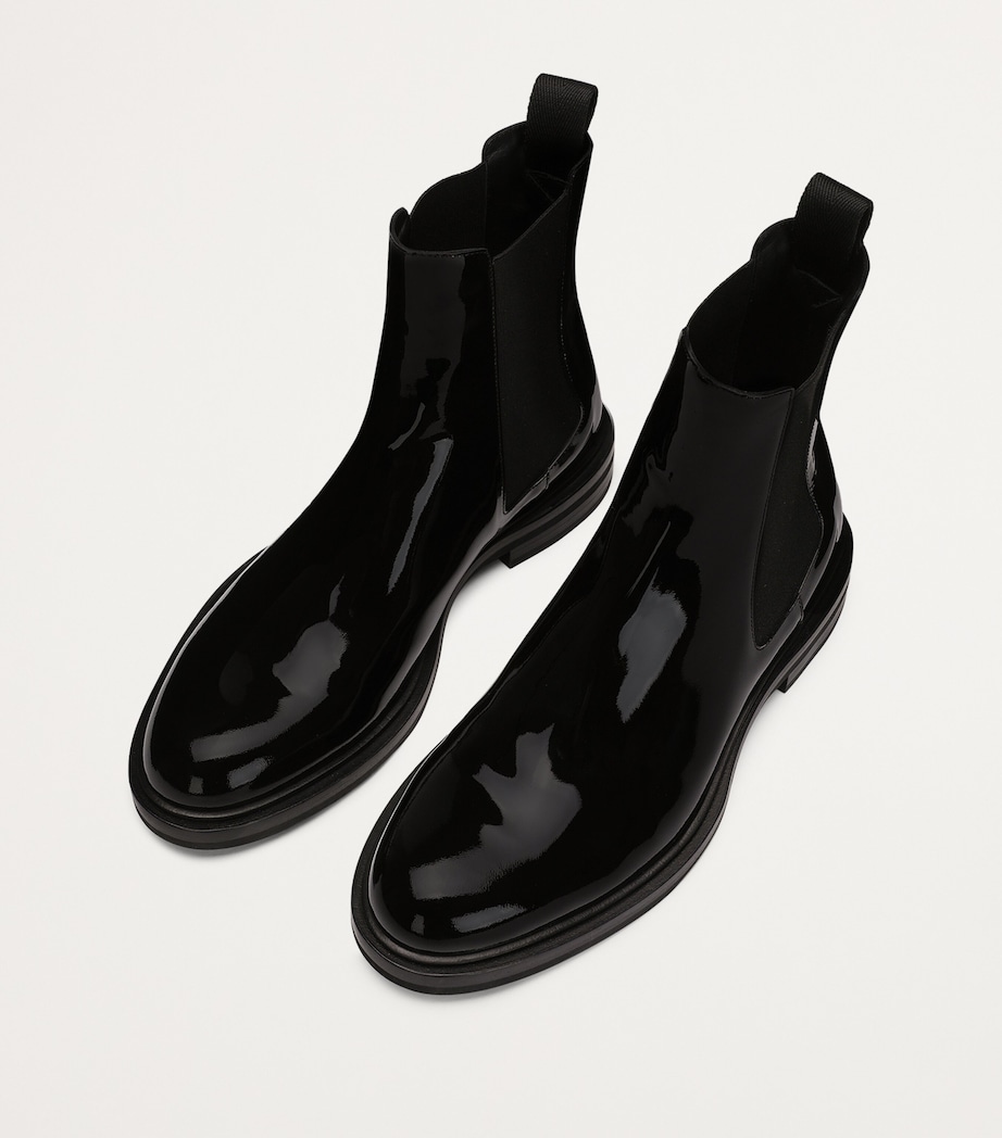 Patent Chelsea Boots 80999-BLACK Image 3
