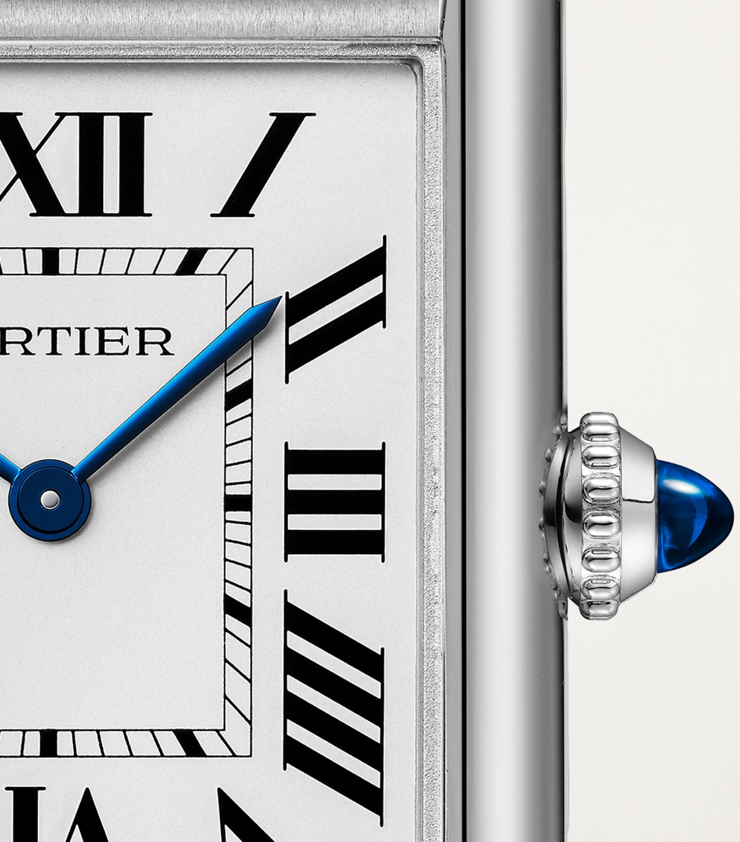 Cartier Large Steel Tank Must Watch 25.5mm Silver Image 2