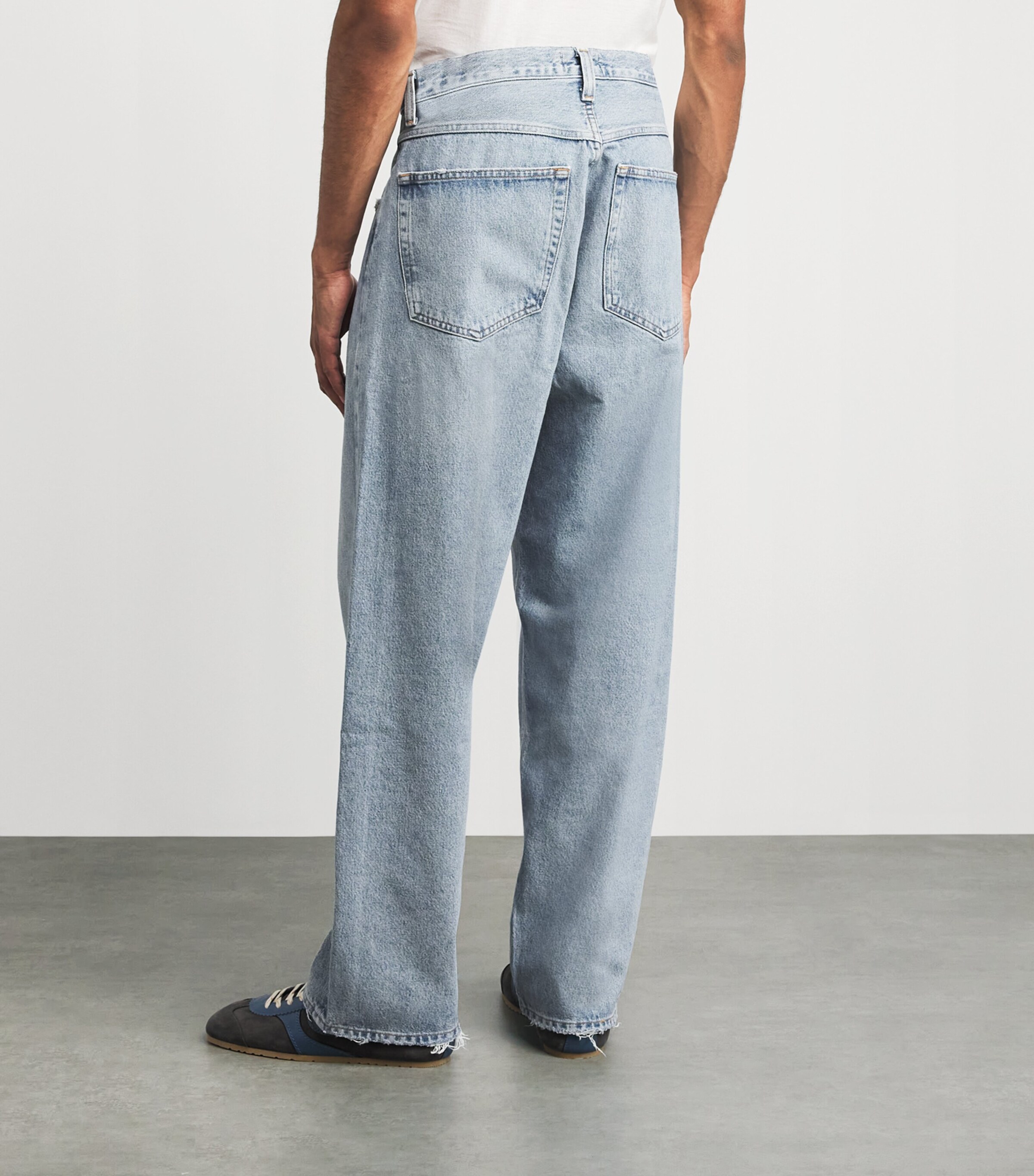 AGOLDE Mens Fusion Wide-Leg Jeans Force Image 5