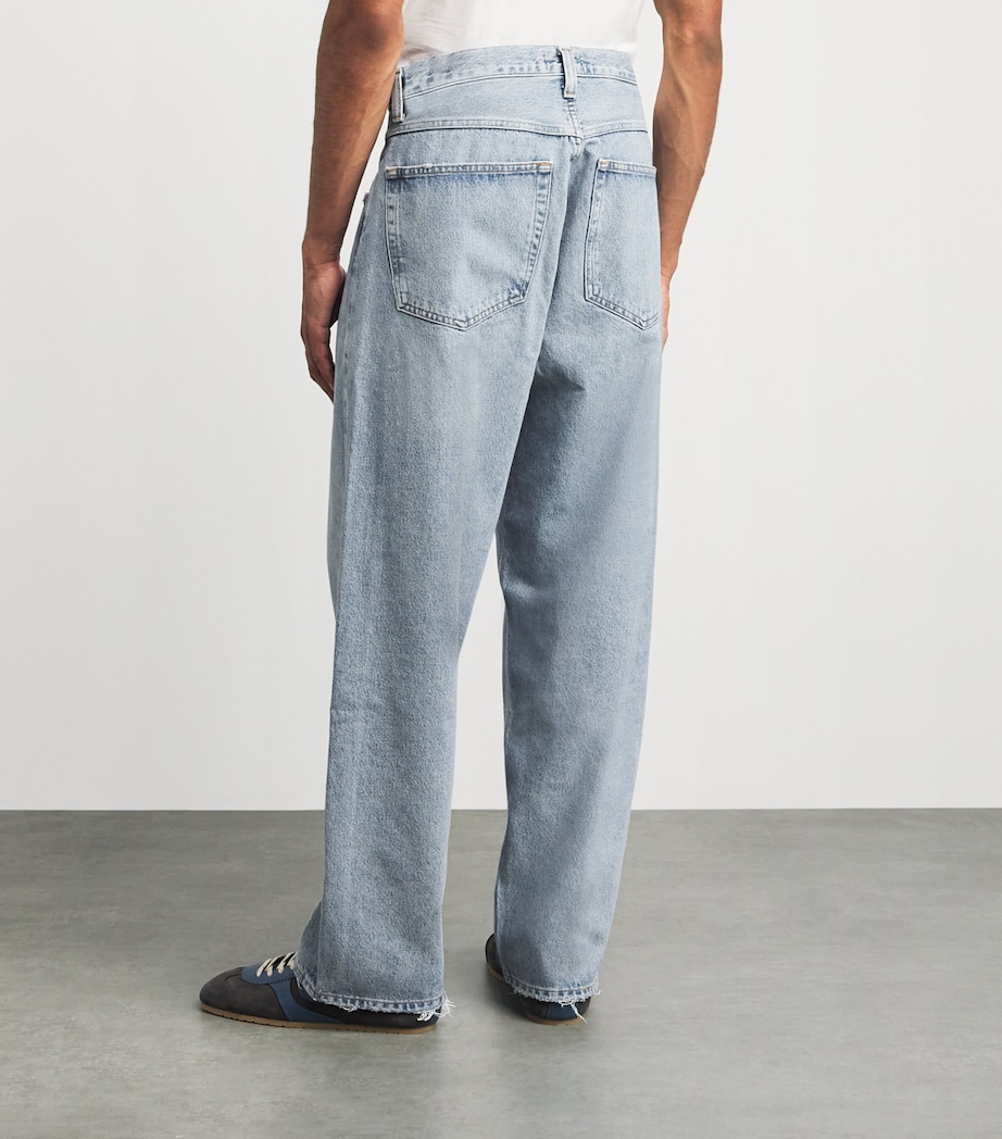 AGOLDE Mens Fusion Wide-Leg Jeans Force Image 5