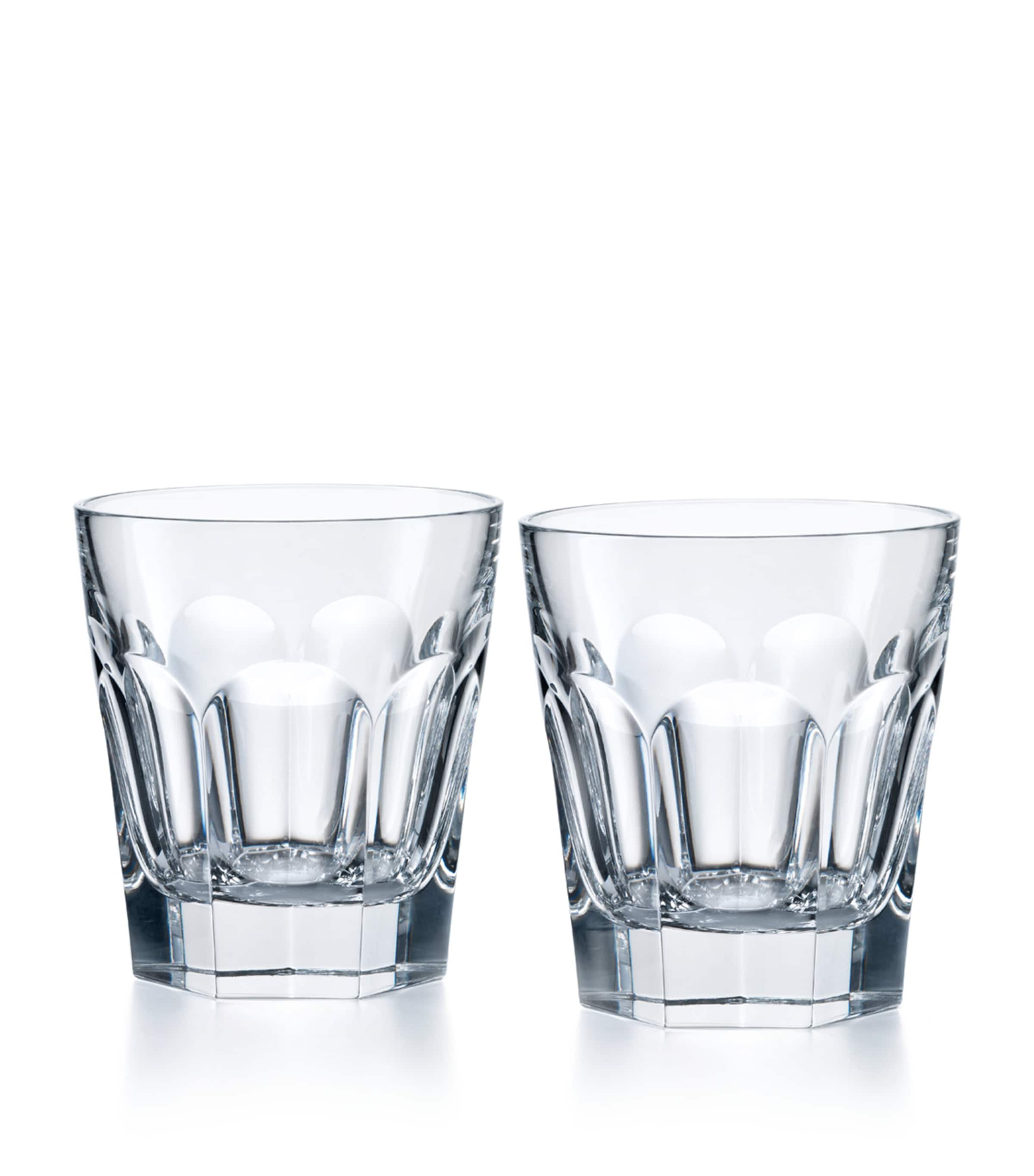 Baccarat Set Of 2 Harcourt 1841 Tumblers In Transparent