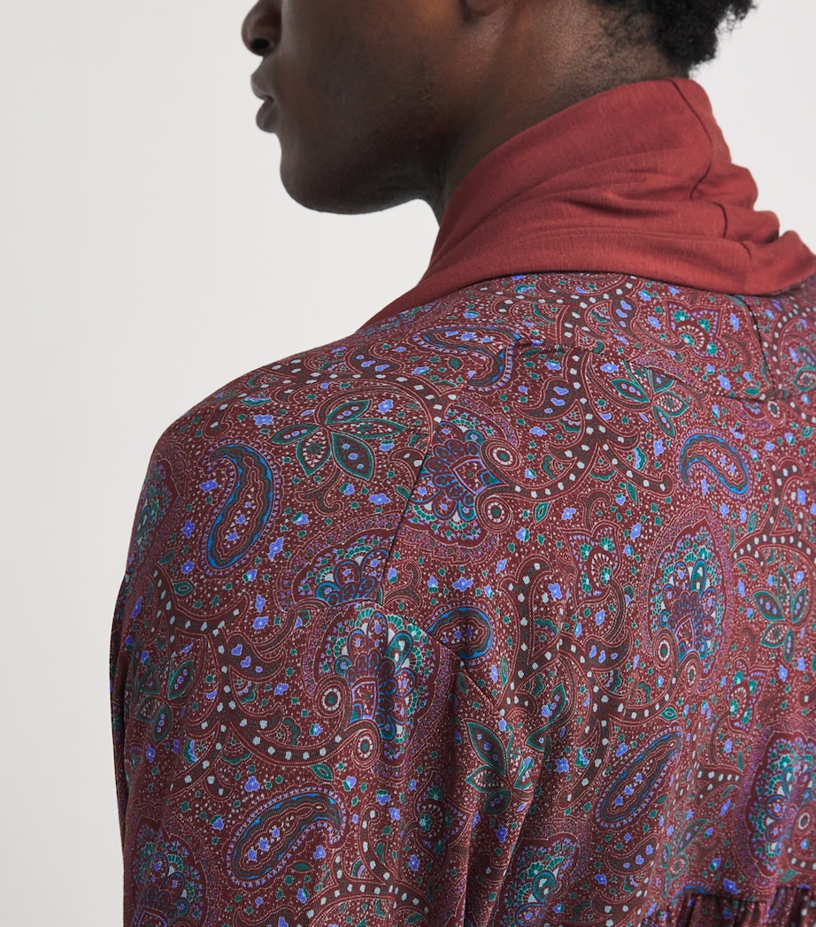 Paisley Print Robe ARTR-ART STW RD Image 6