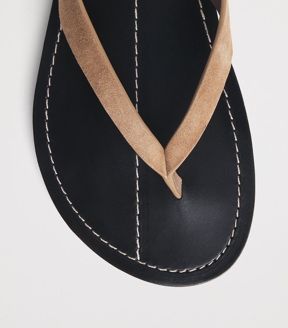 Suede Flora Flip Flops CARIBOU SUEDE Image 5