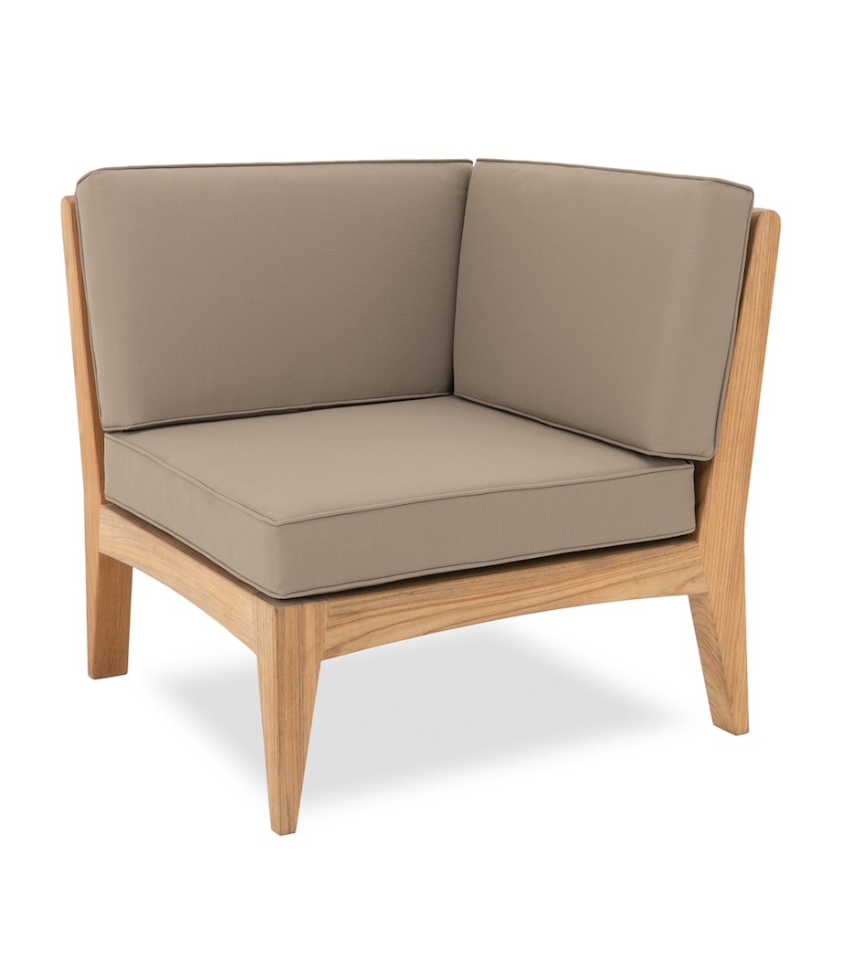 Cove Modular Outdoor Corner Lounge Chair TAUPE Image 1