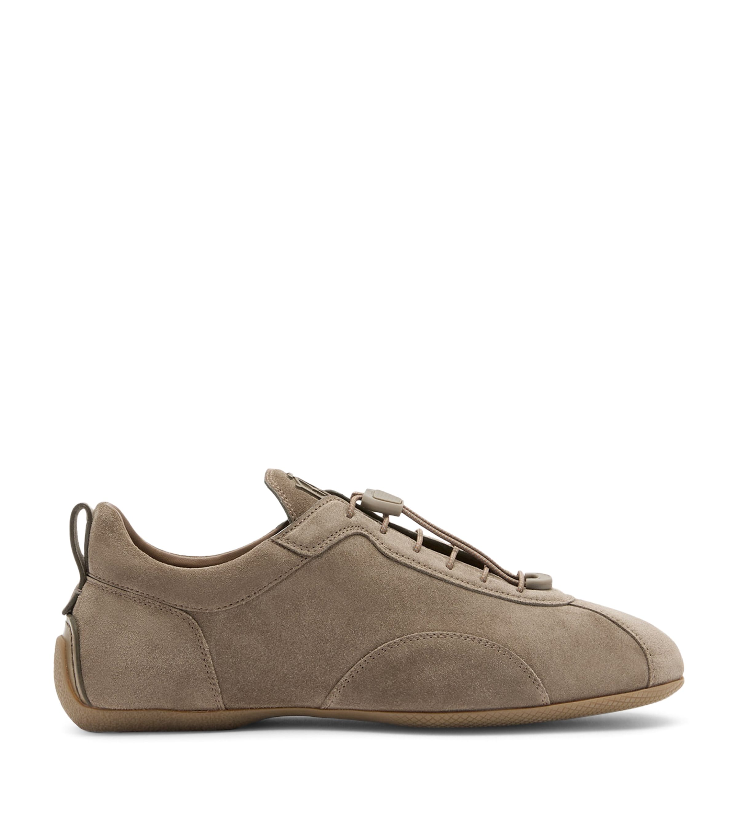 Dunhill Suede Automotive Davies Sneakers Image 1