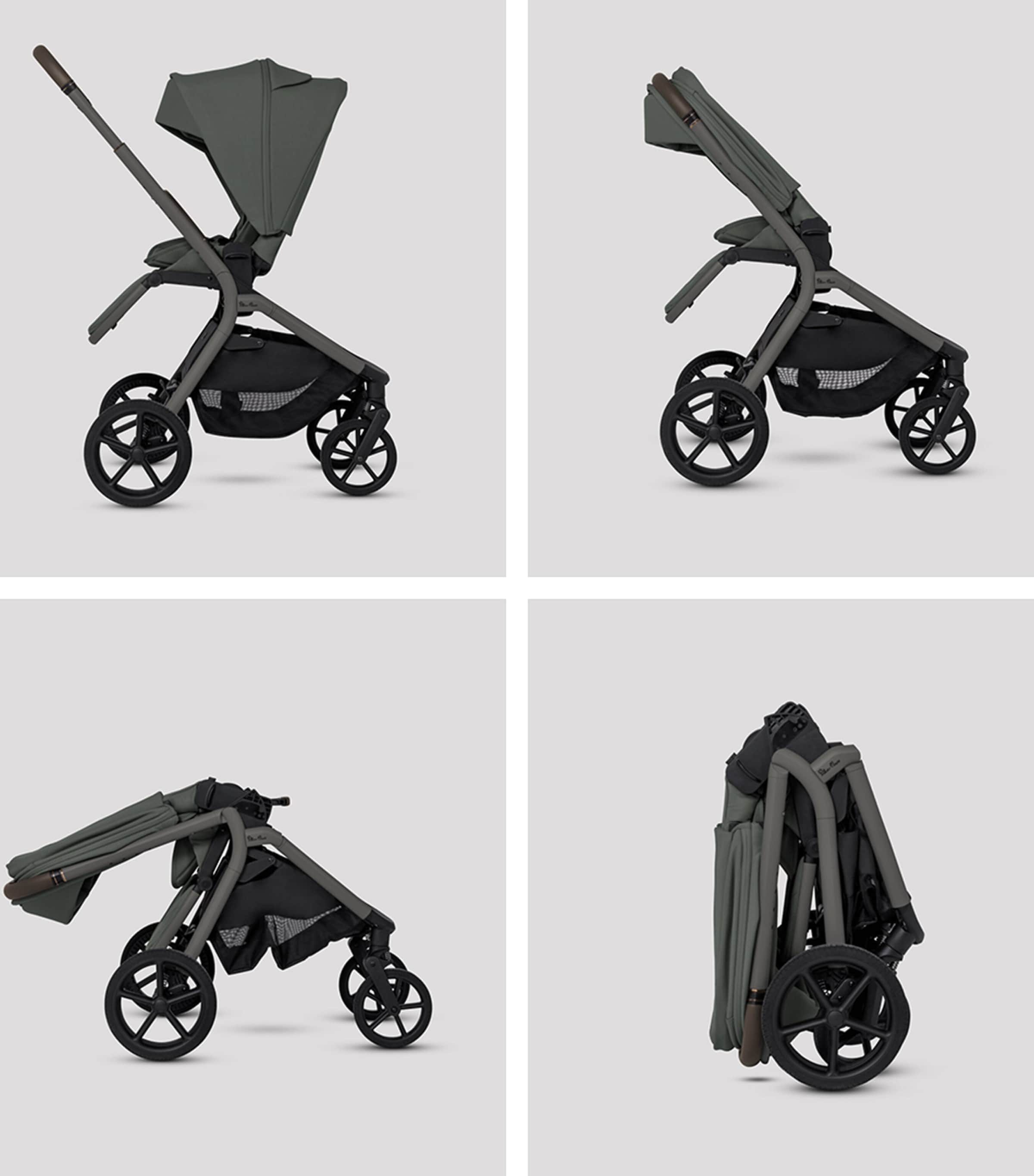 Silver Cross Breez Stroller Pewter Image 4