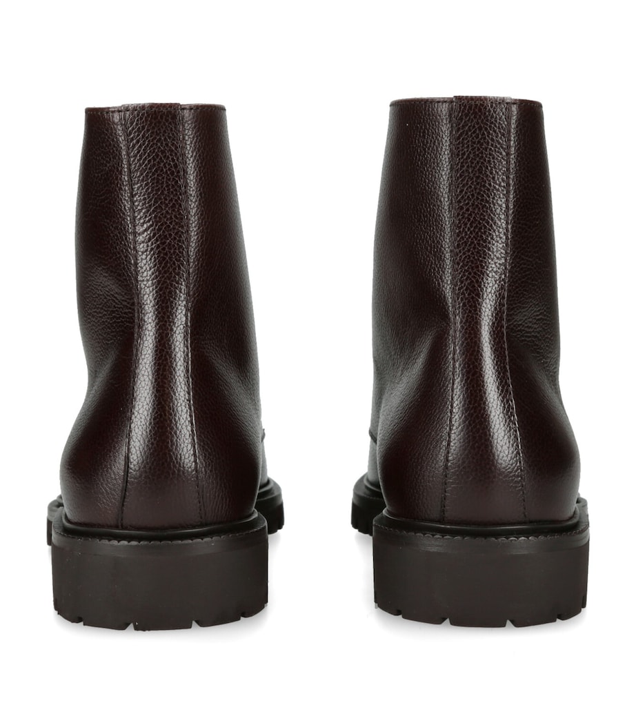 Calfskin Ankle Boots DARK BROWN Image 2