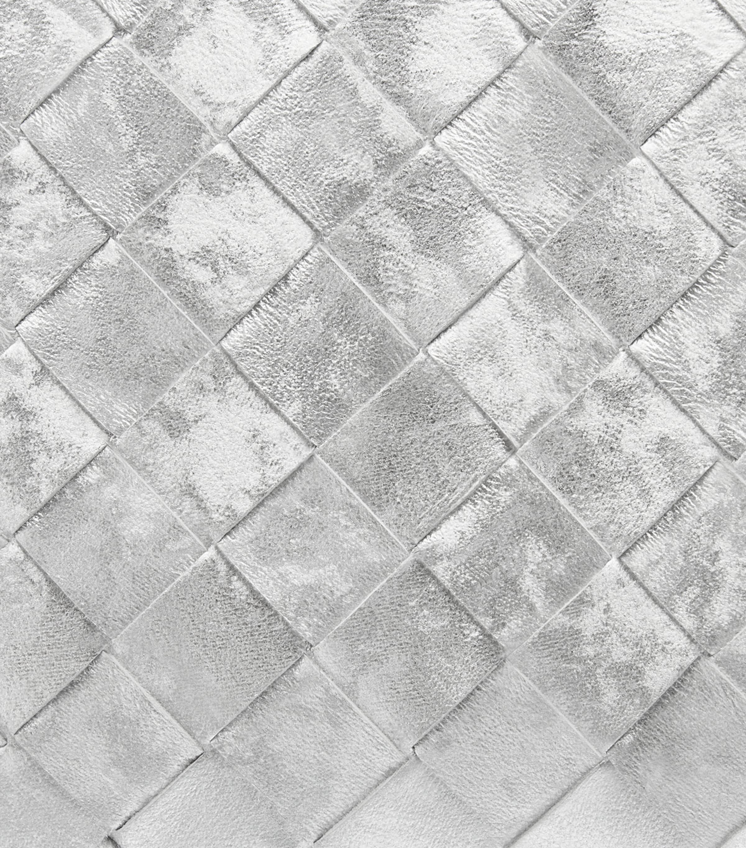 Bottega Veneta Laminated Leather Andiamo Clutch Bag Image 6