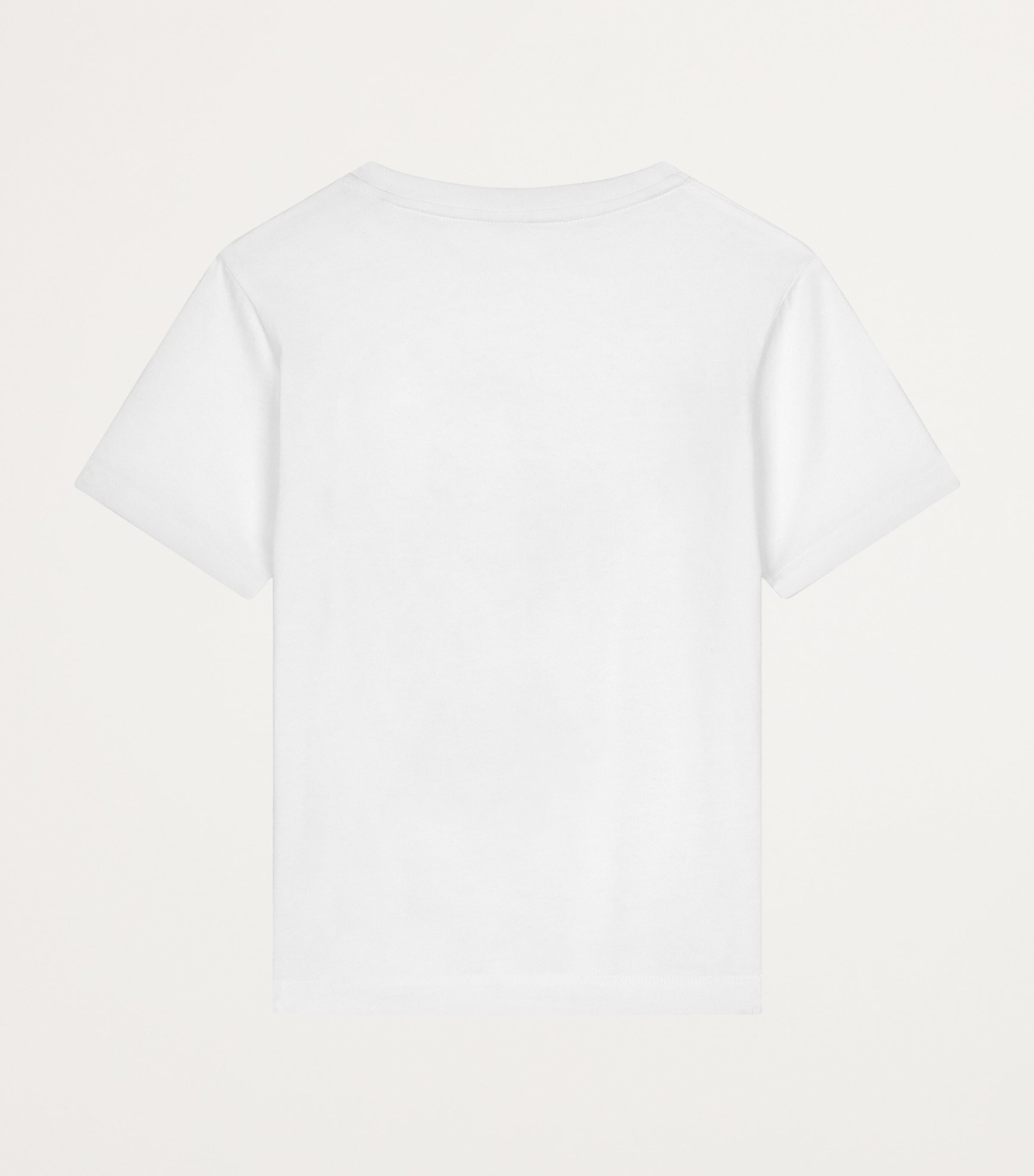 Cotton Logo T-Shirt (8-12 Years) W0800-OPTICAL WHITE Image 2