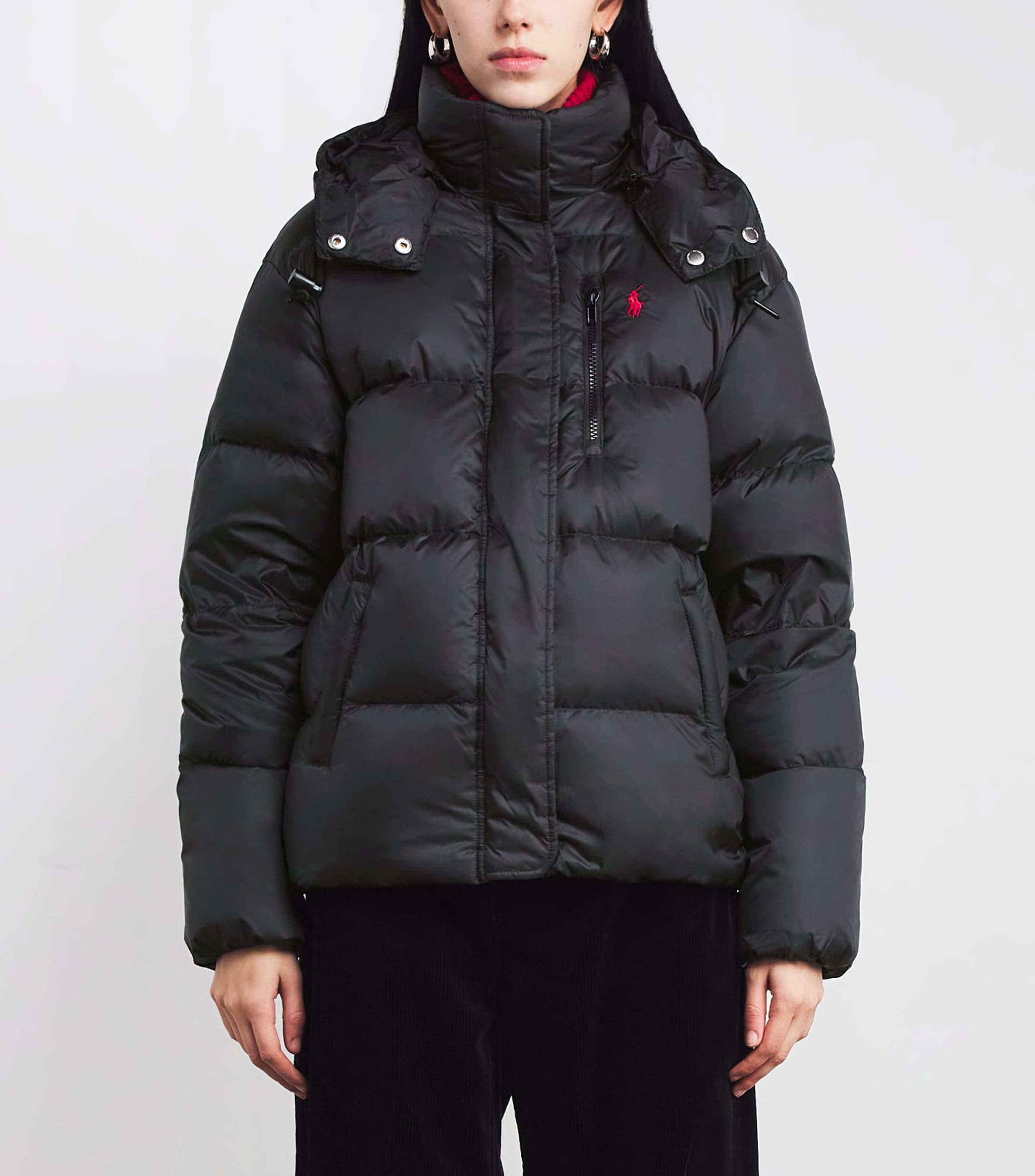 Down-Padded Puffer Jacket POLO BLACK Image 3