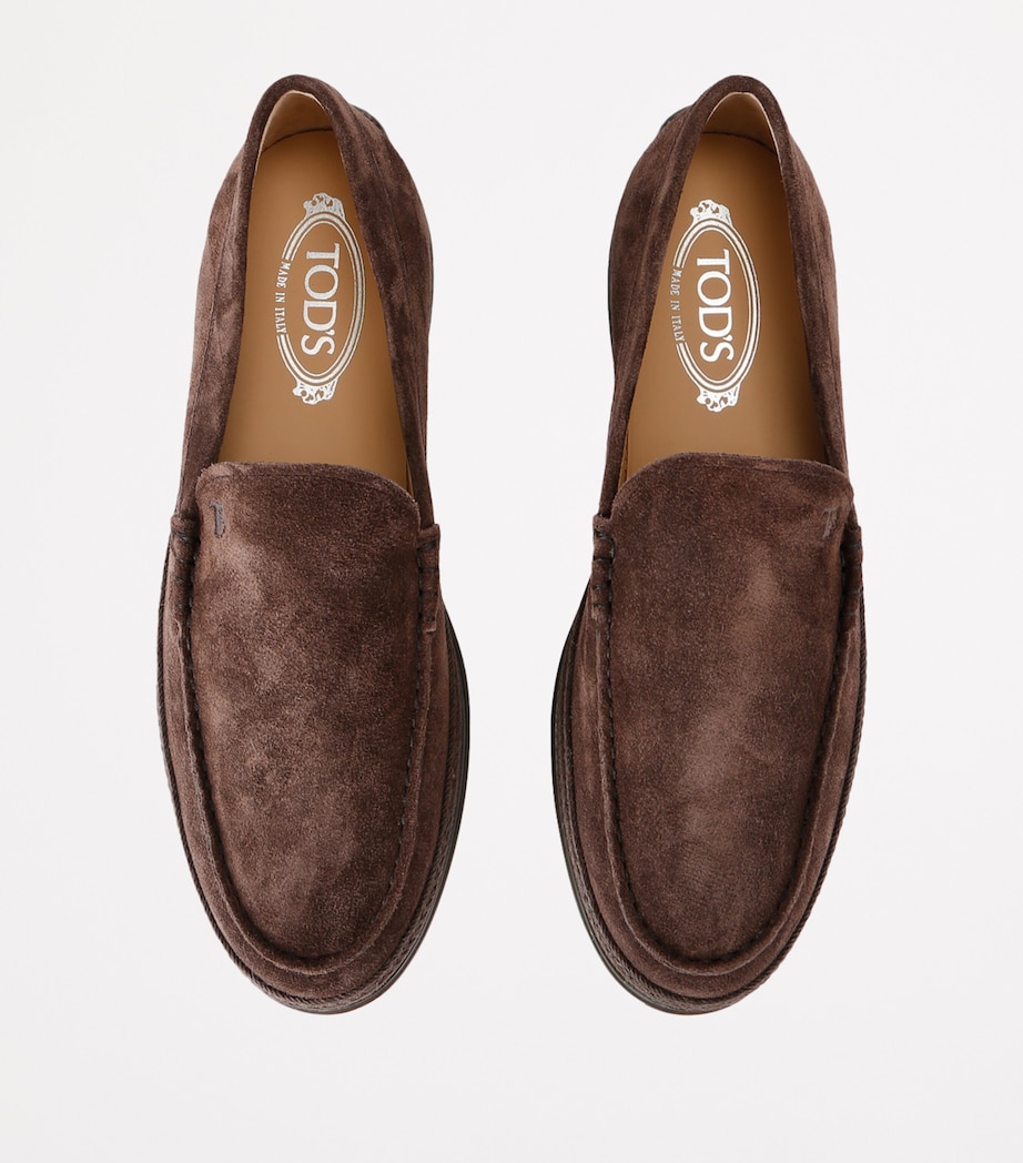 Suede Gomma Loafers DARK BROWN Image 4