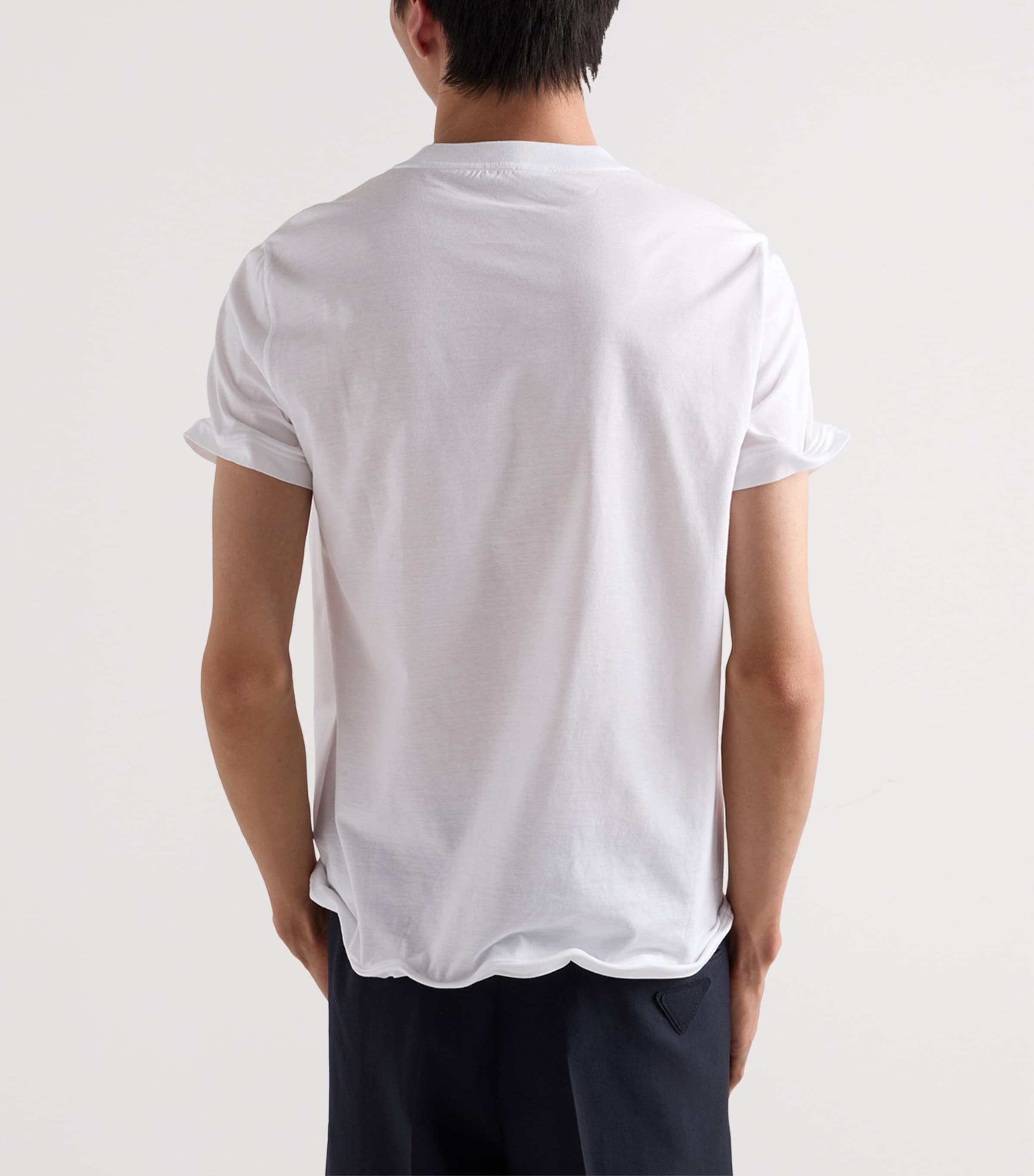 Prada Mens Cotton Shapeable T-Shirt Image 5