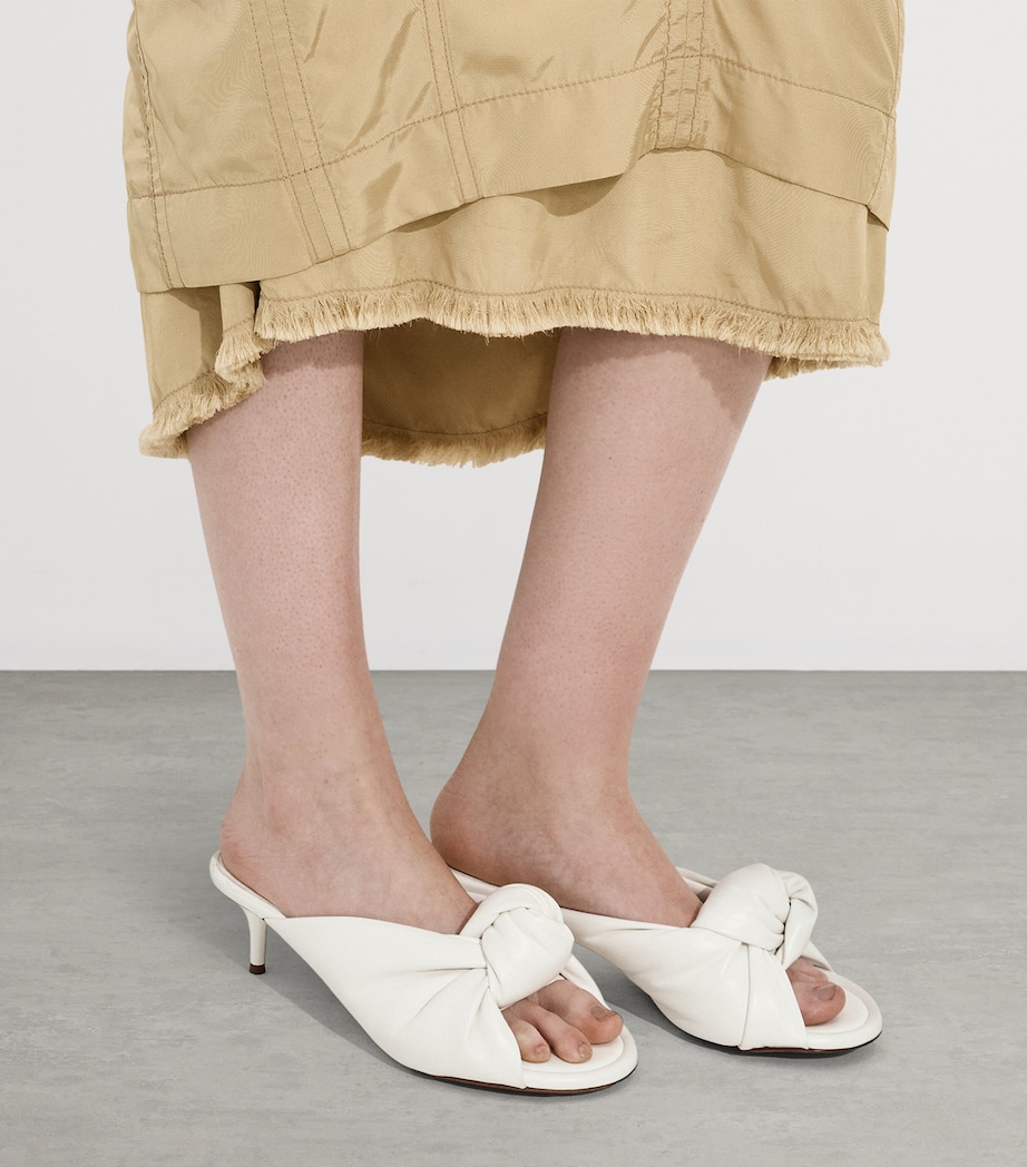 Bottega Veneta Leather Knot Mules 50 Image 2